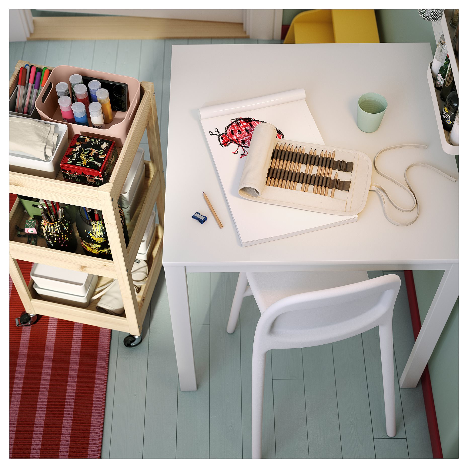 LOSHULT, τρόλεϊ, 38x38x82 cm, 405.762.79