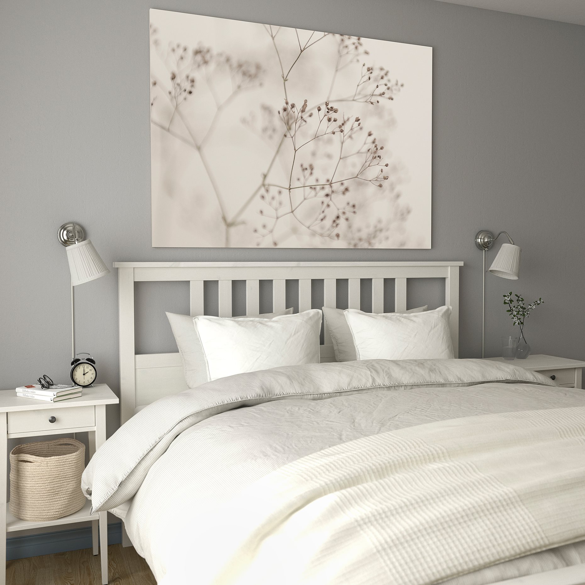 BJÖRKSTA, picture/flowers-close up, 140x100 cm, 405.789.14