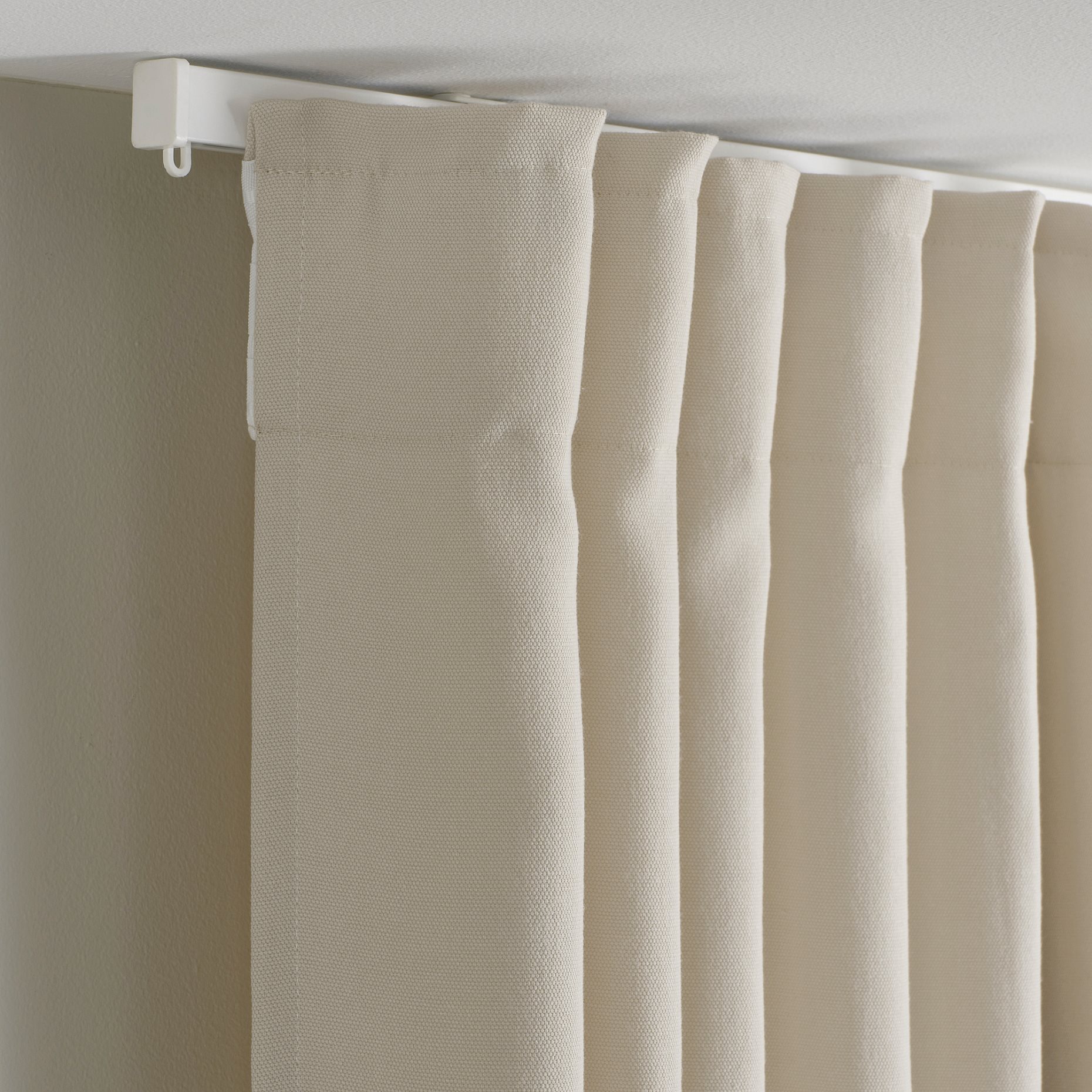 GINSTMOTT, curtains with heading tape/1 pair, 145x300 cm, 405.971.73