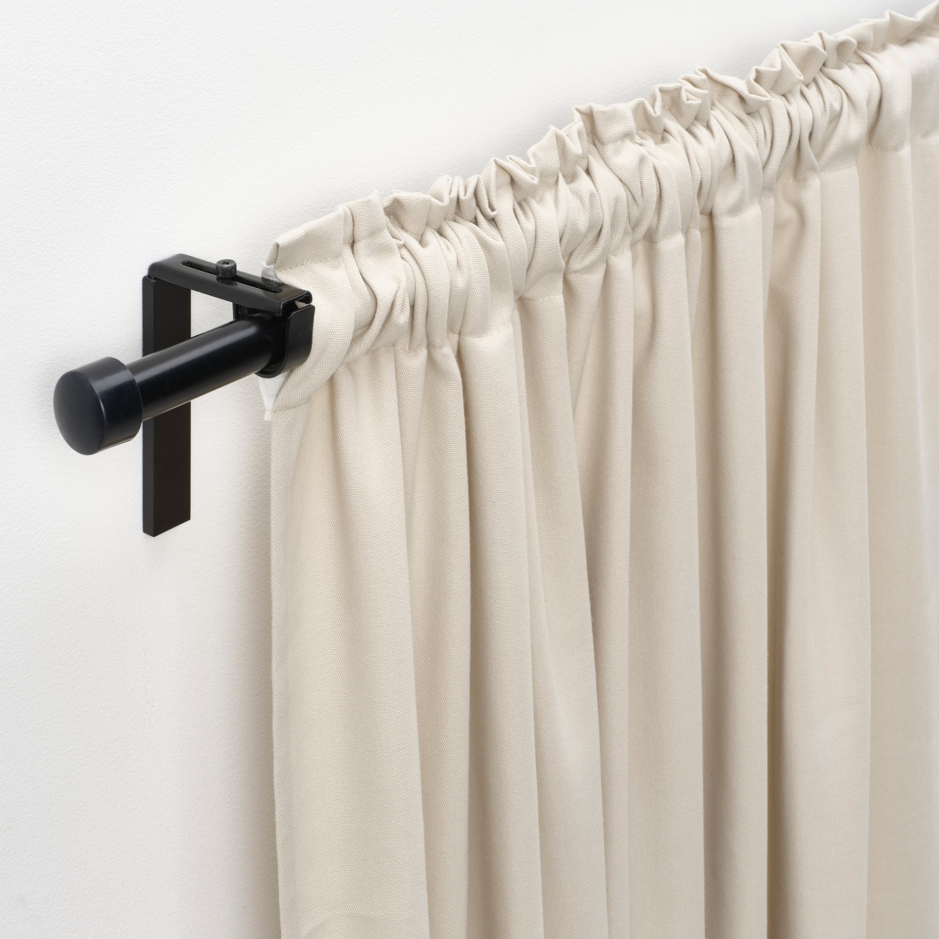 GINSTMOTT, curtains with heading tape/1 pair, 145x300 cm, 405.971.73