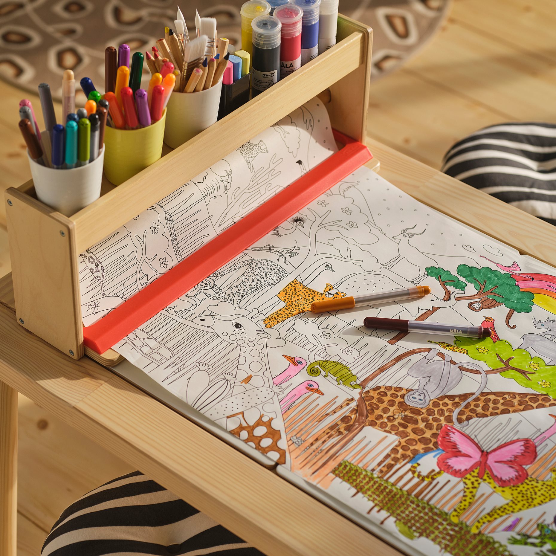 SANDLÖPARE, ρολό χαρτιού χρωματισμού/σαβάνα, 10 m, 406.042.63