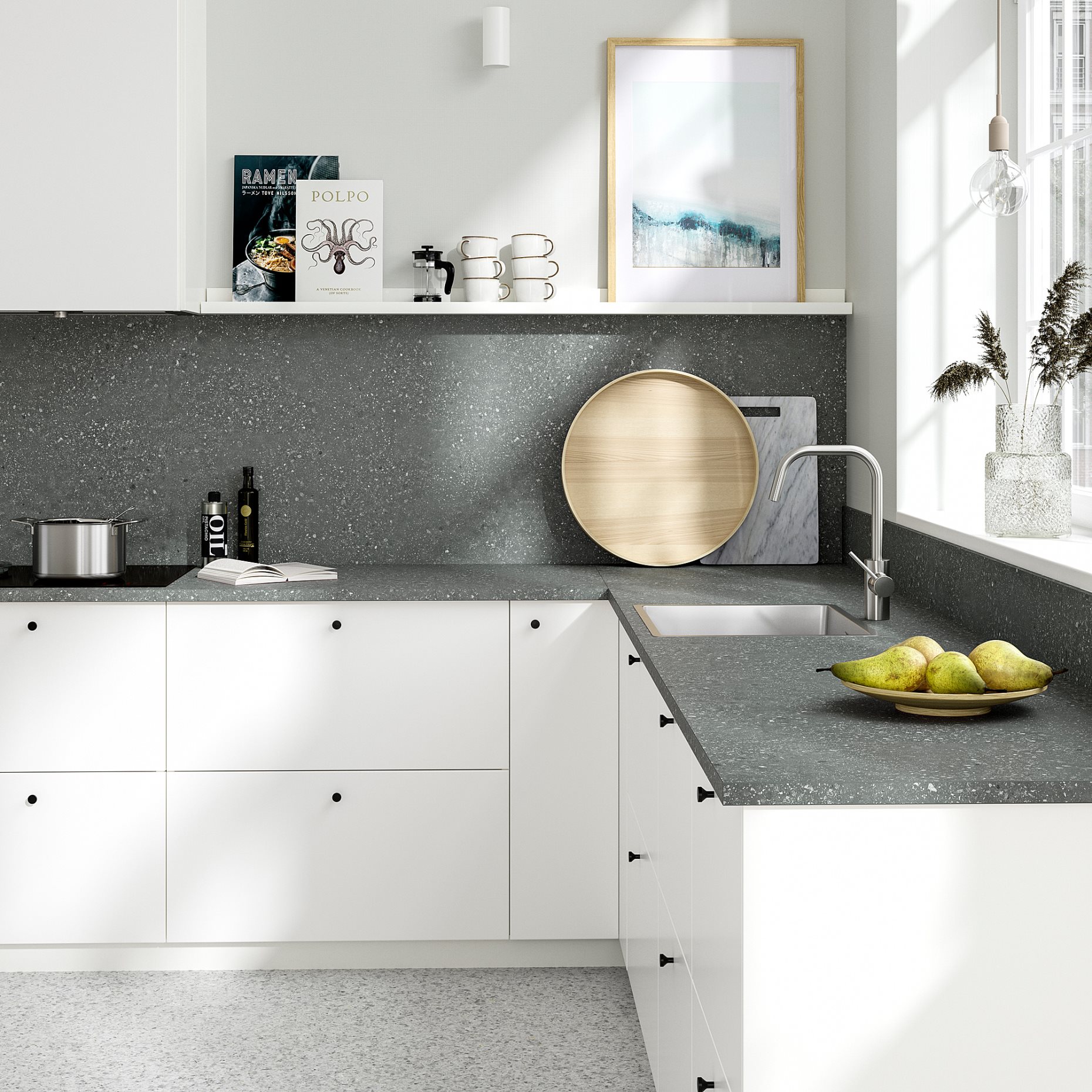 EKBACKEN, worktop, 186x2.8 cm, 406.090.10