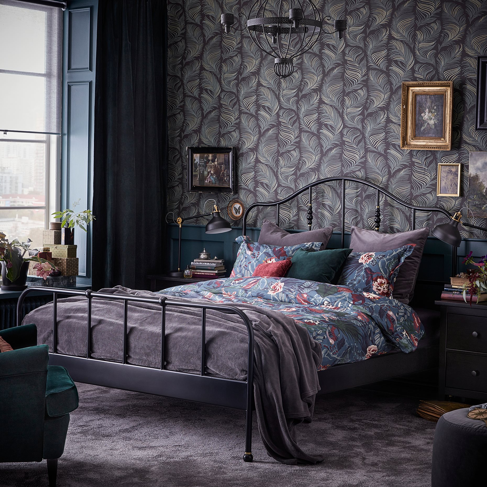 SAGSTUA, bed frame, 140X200 cm, 492.689.07