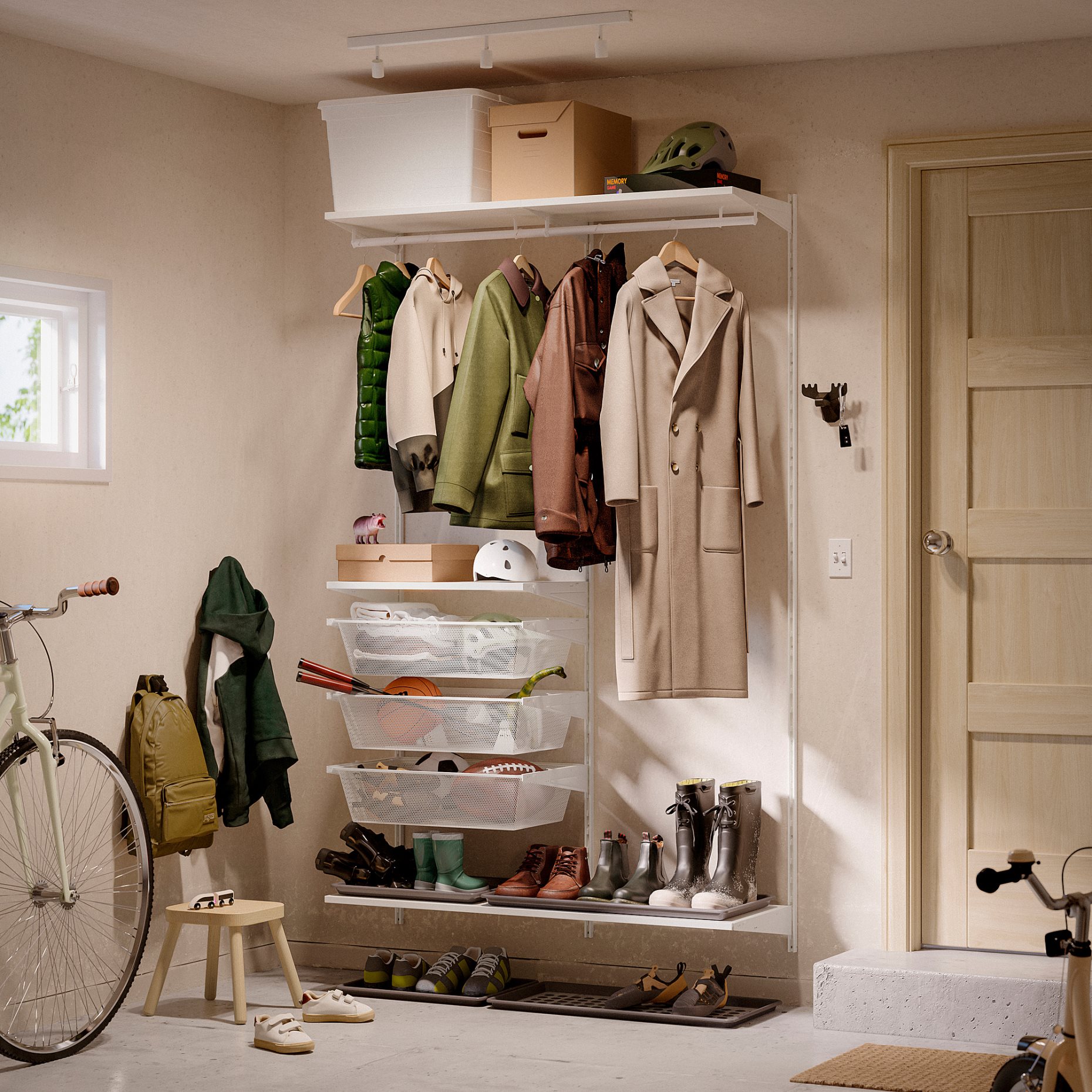 BOAXEL, συνδυασμός ντουλάπας, 125x40x201 cm, 493.323.76