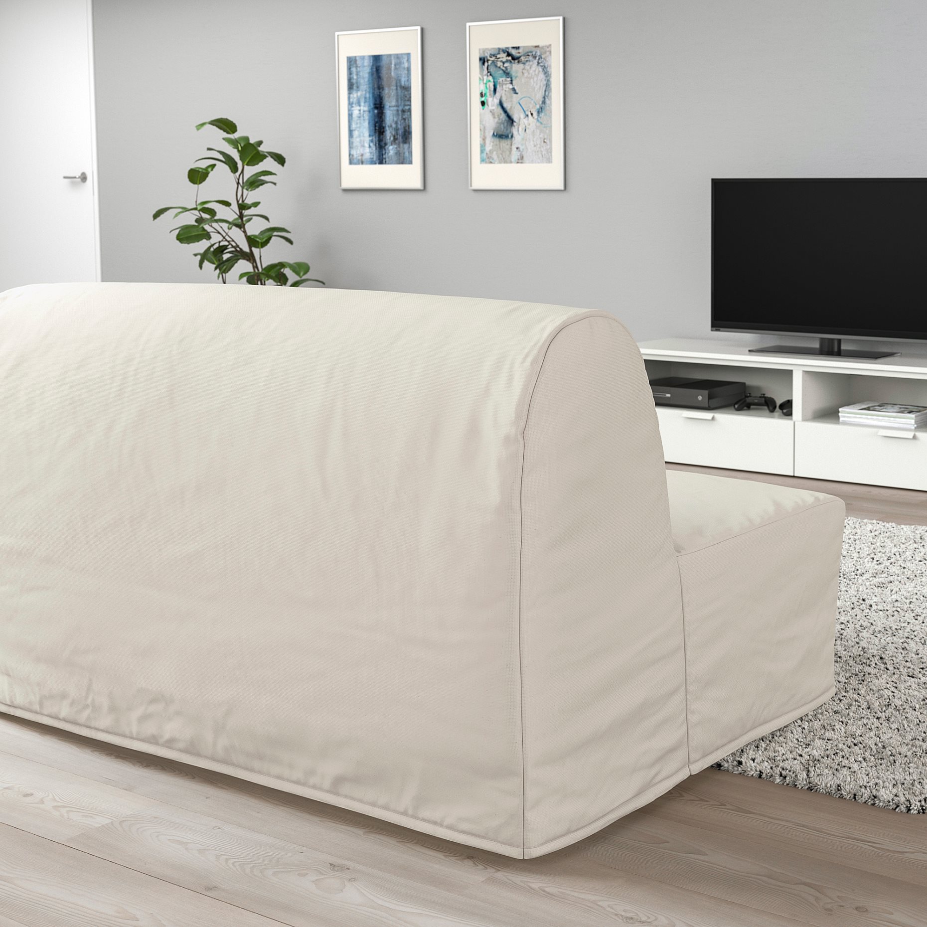 LYCKSELE HAVET, διθέσιος καναπές-κρεβάτι, 493.870.24