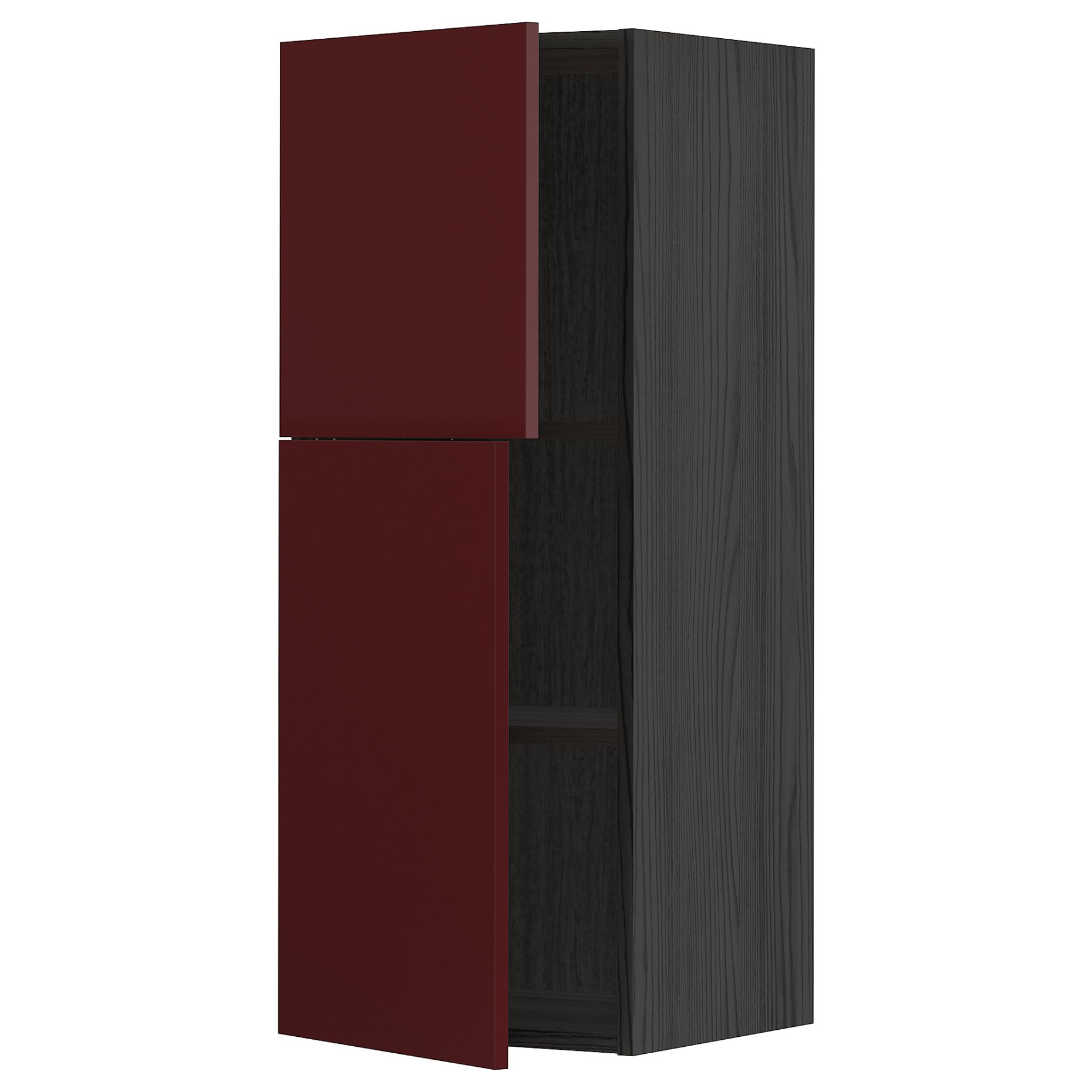 METOD, wall cabinet with shelves/2 doors, 40x100 cm, 494.646.06