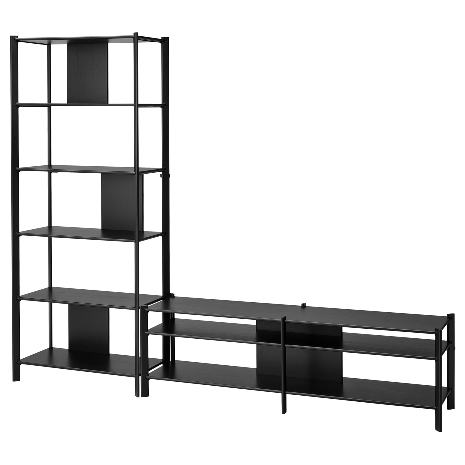 JÄTTESTA, TV storage combination, 240x40x194 cm, 494.948.25