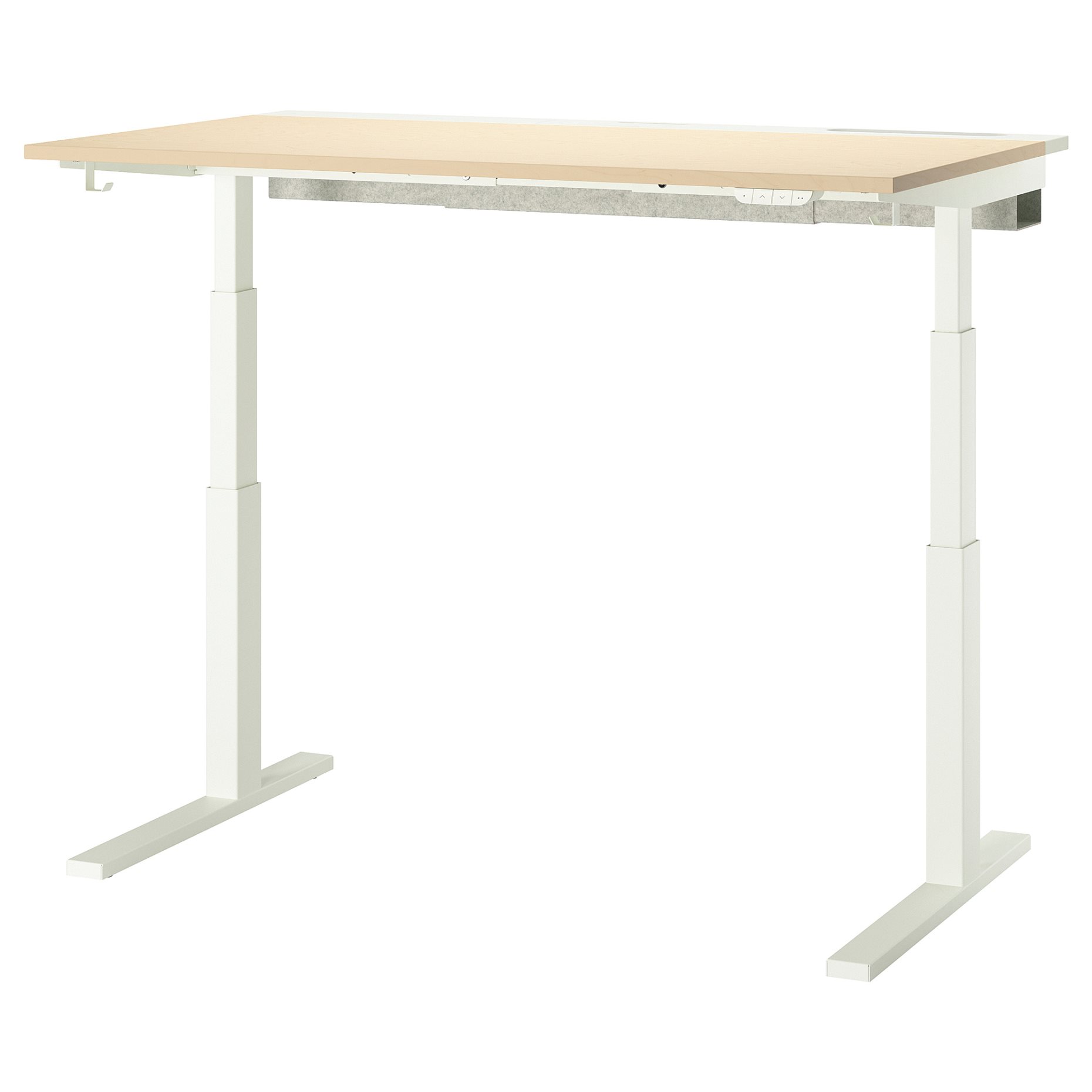MITTZON, desk sit/stand/electric, 140x80 cm, 495.286.08