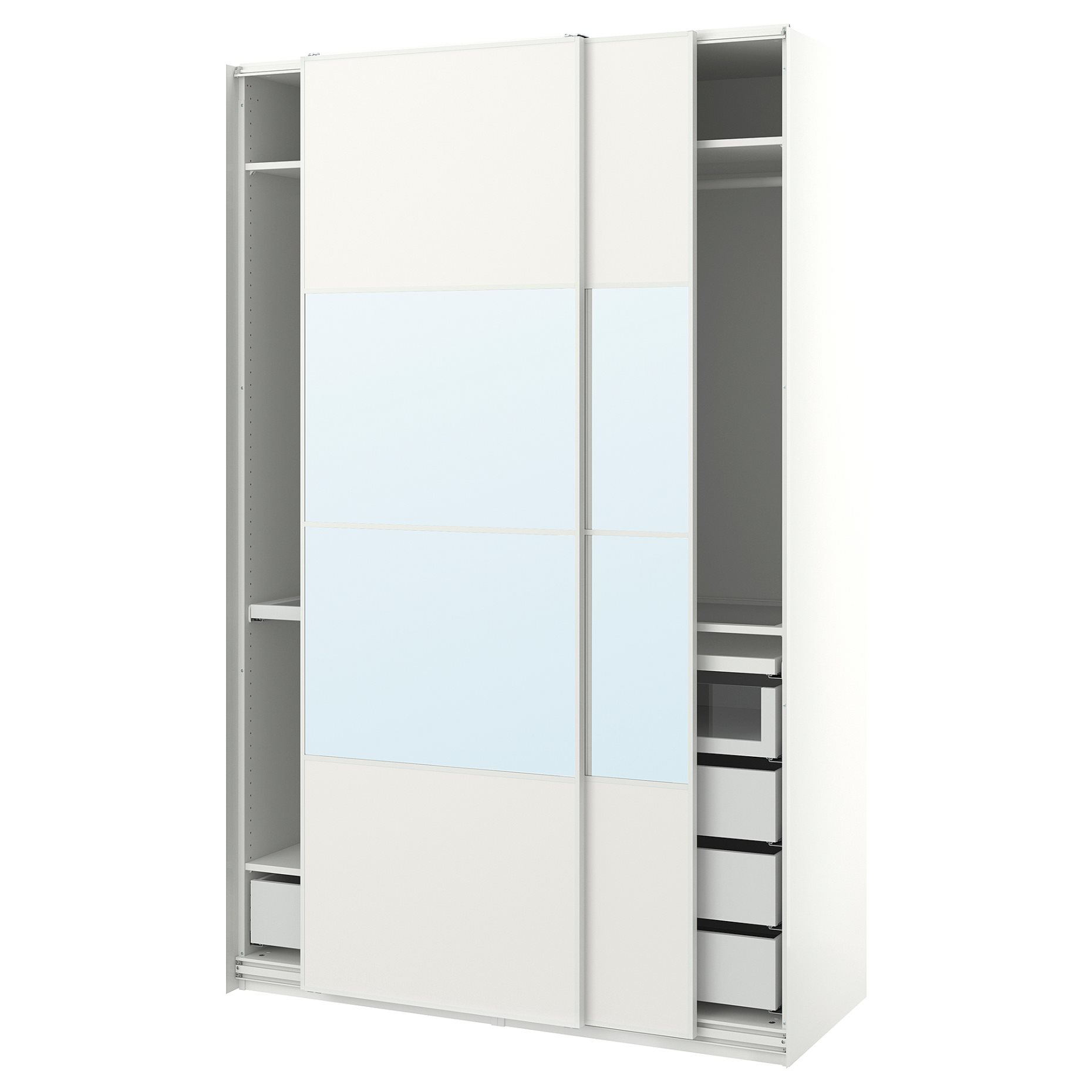 PAX/MEH/AULI, wardrobe combination, 150x66x236 cm, 495.614.24