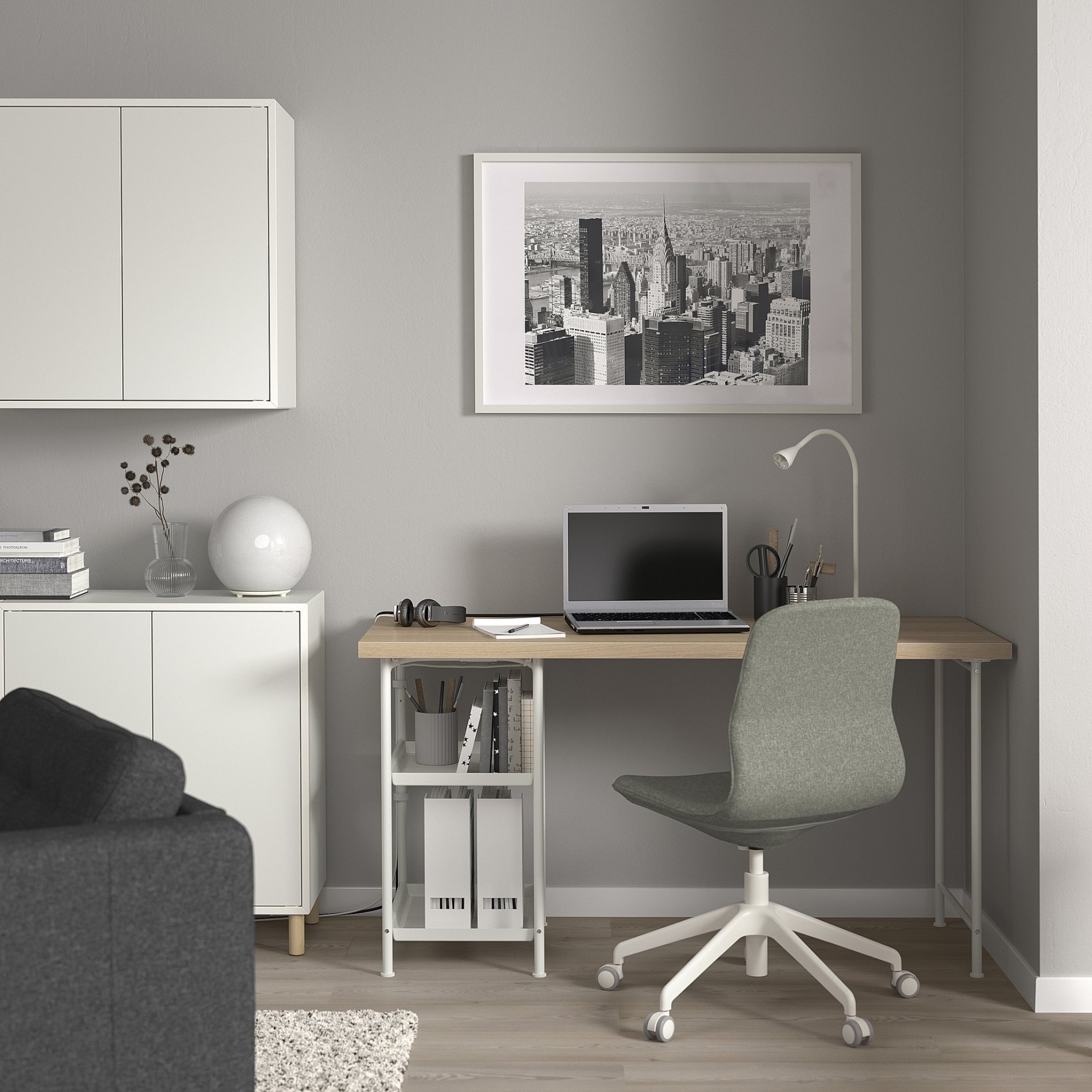 LAGKAPTEN/SPAND, desk, 140x60 cm, 495.636.68