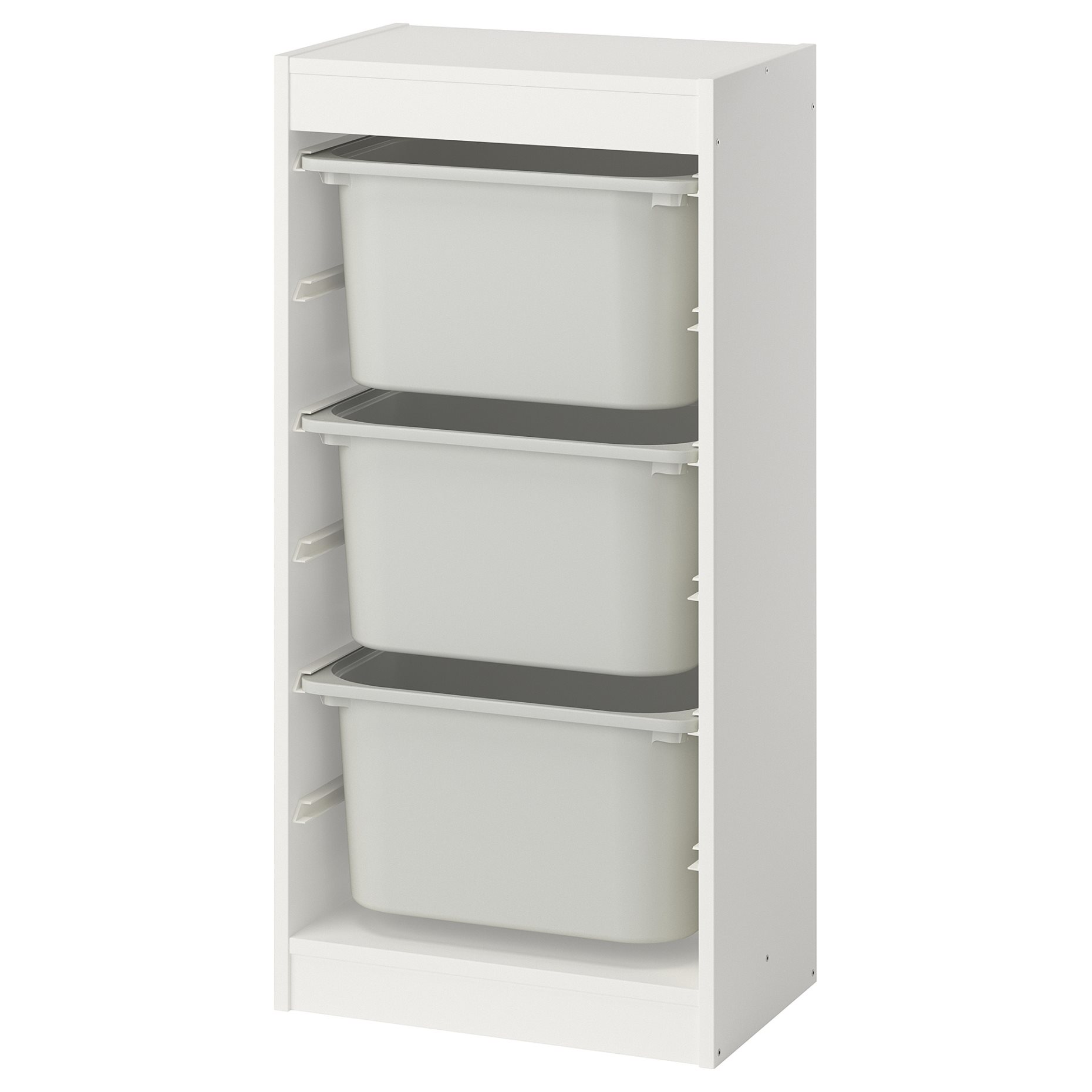 TROFAST, storage combination with boxes, 46x30x94 cm, 495.752.04