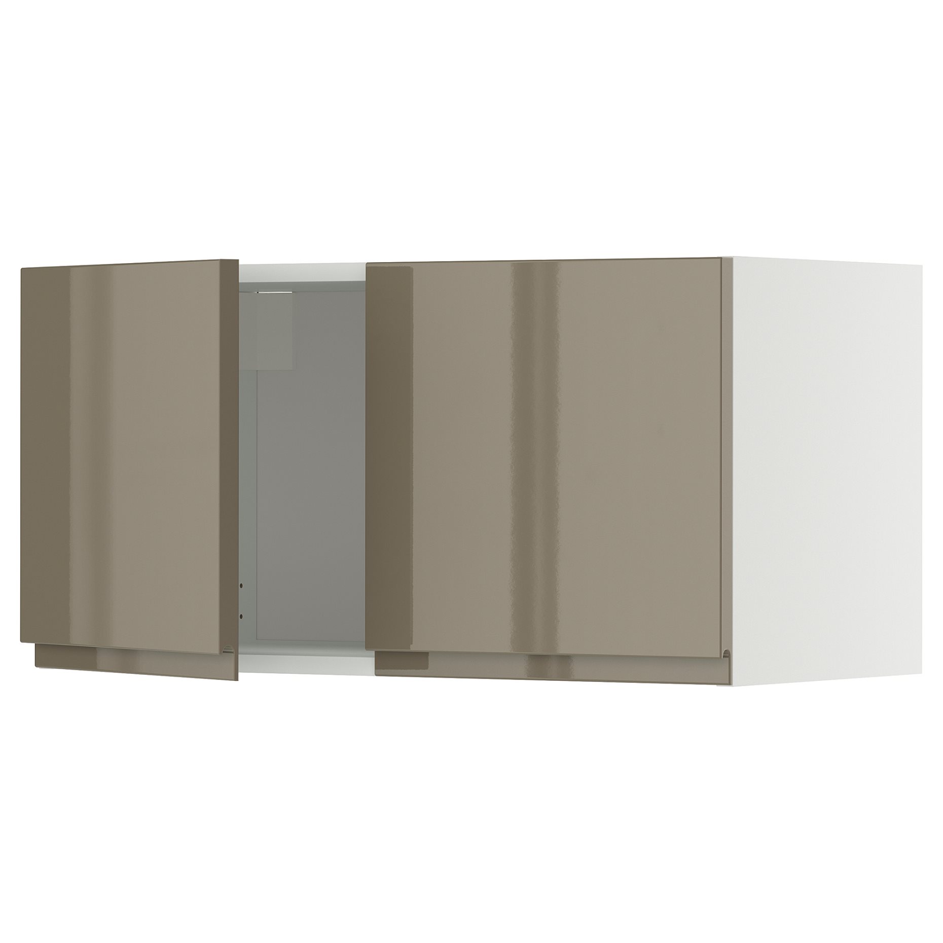 METOD, wall cabinet with 2 doors, 80x40 cm, 495.766.42