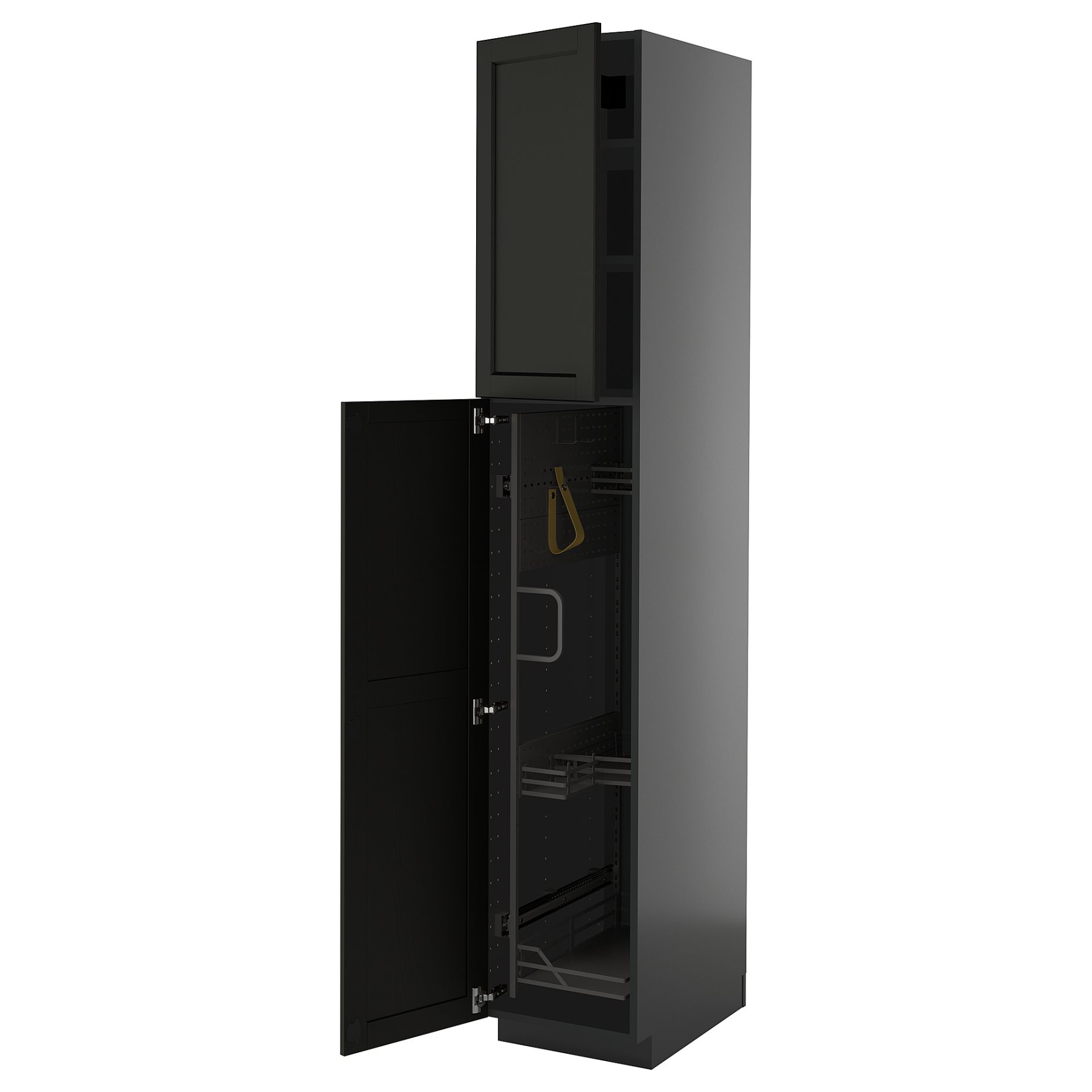 METOD, high cabinet with cleaning interior, 40x60x220 cm, 495.875.08