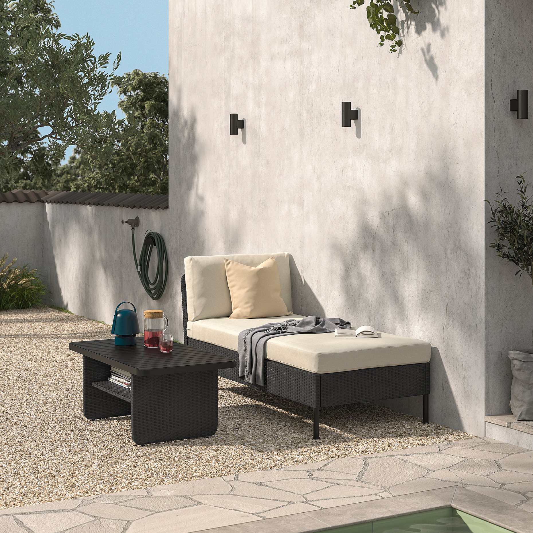 VITTSKÄR, modular chaise longue, outdoor, 495.912.56