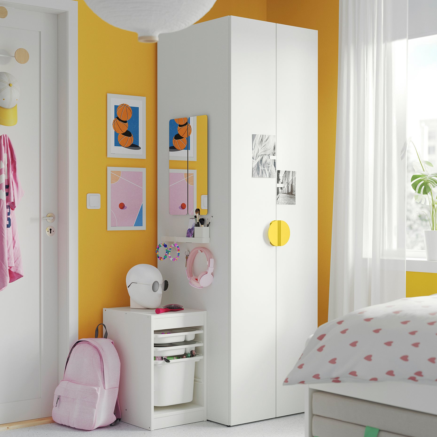 LASTARE, συνδυασμός ντουλάπας, 60x62x200 cm, 496.029.81