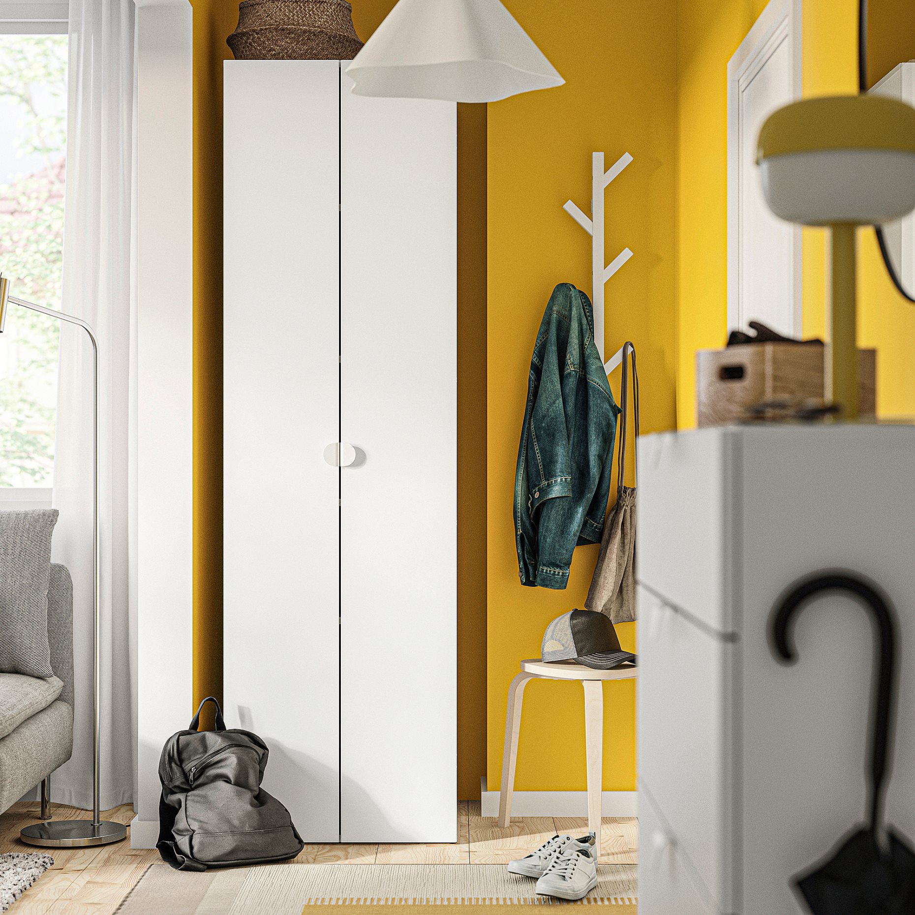 LASTARE, συνδυασμός ντουλάπας, 60x62x200 cm, 496.035.51