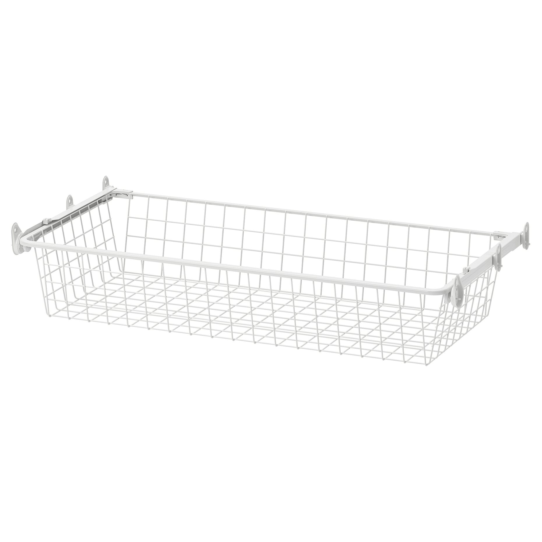 ALTARLIDEN, wire basket with pull-out rail, 80x42 cm, 496.039.52