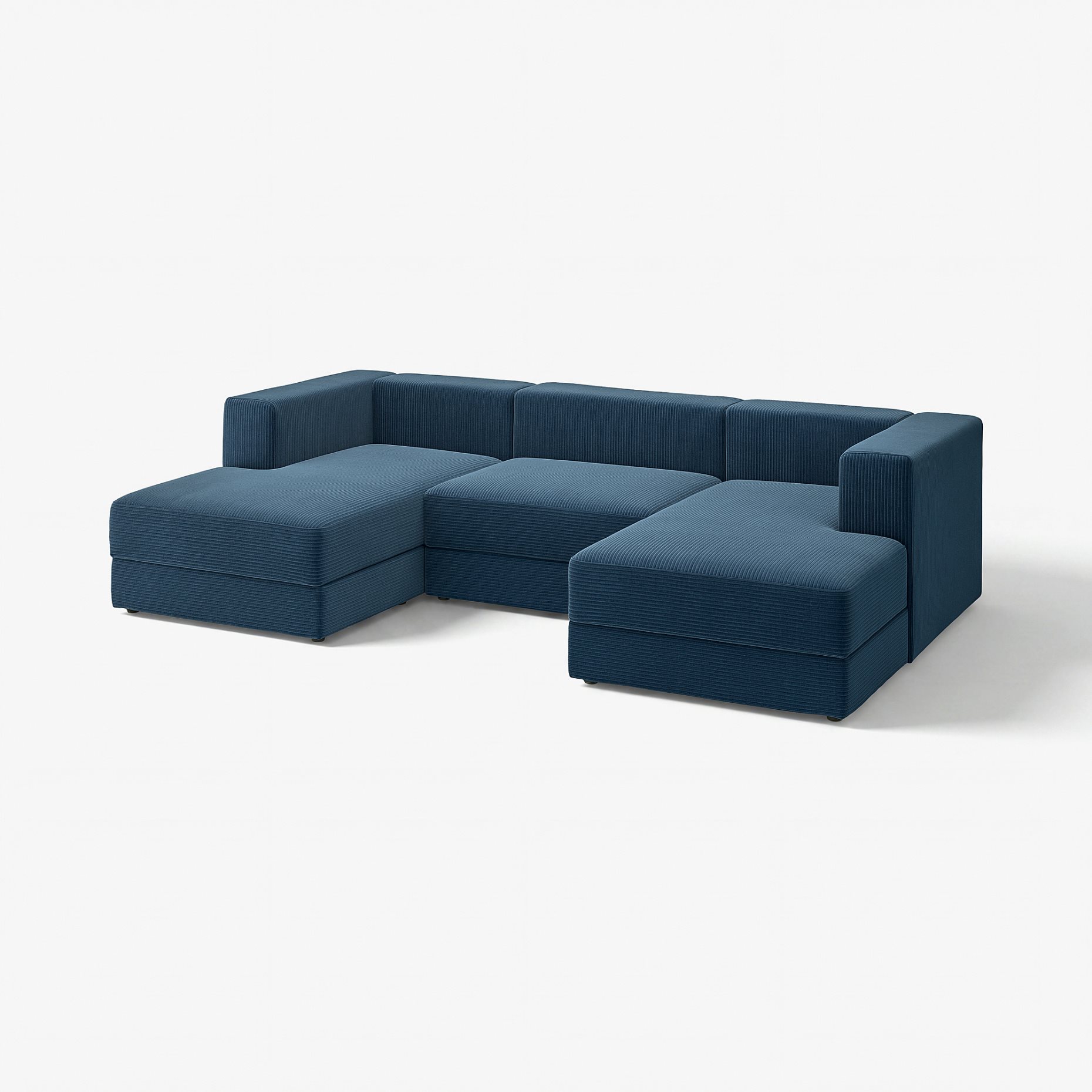 JÄTTEBO, 3,5-seat modular sofa with chaise longues/armrests, 496.076.48