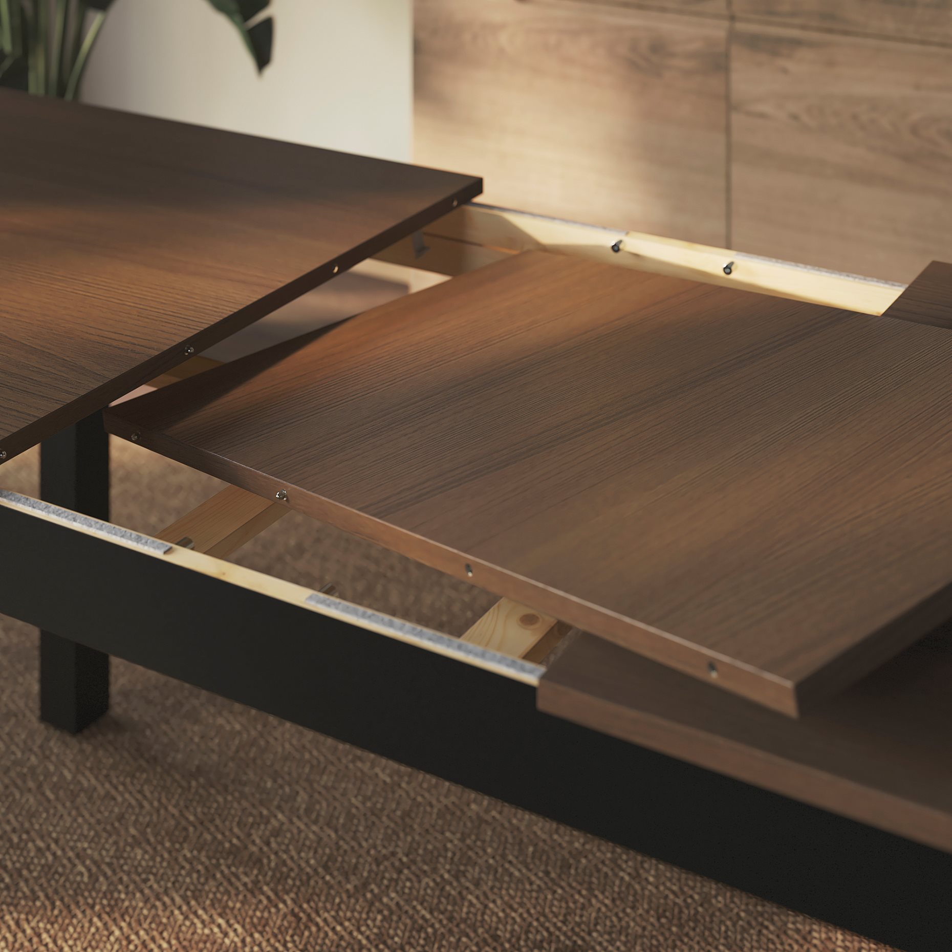 ÅLHULT/LILLÅNÄS, table and 4 chairs, 120/170x80 cm, 496.100.90