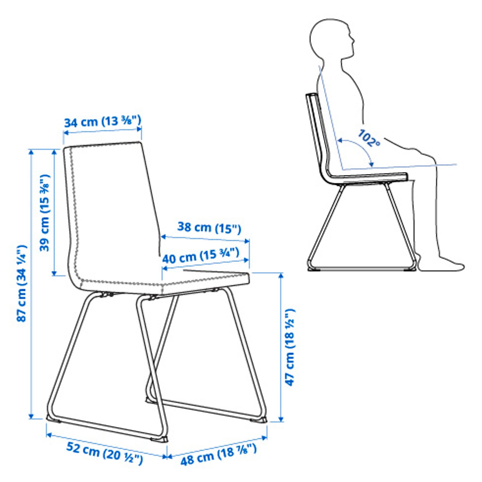 ÅLHULT/LILLÅNÄS, table and 4 chairs, 120/170x80 cm, 496.100.90