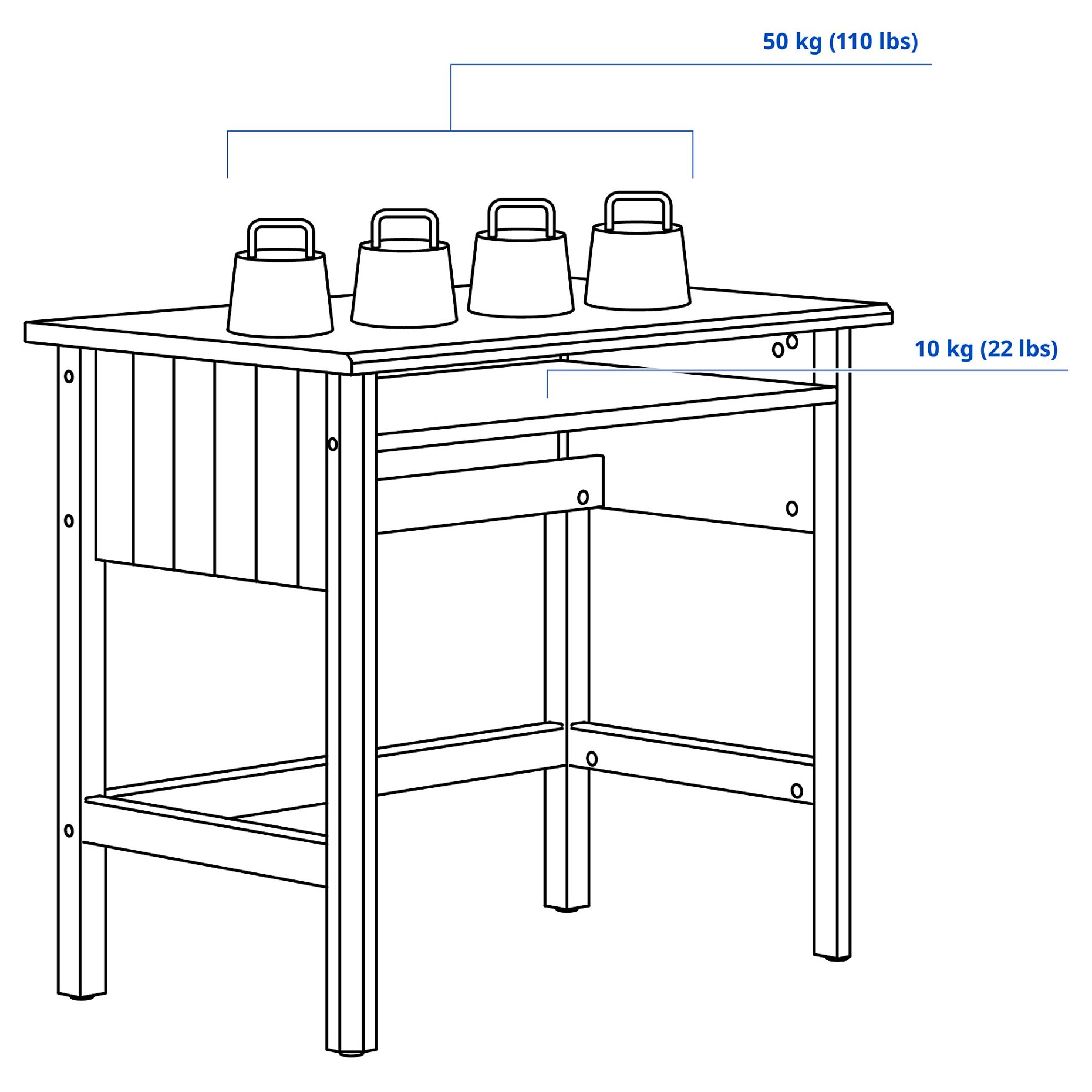 BRYTNING, desk with add-on unit, 85x53 cm, 496.207.39