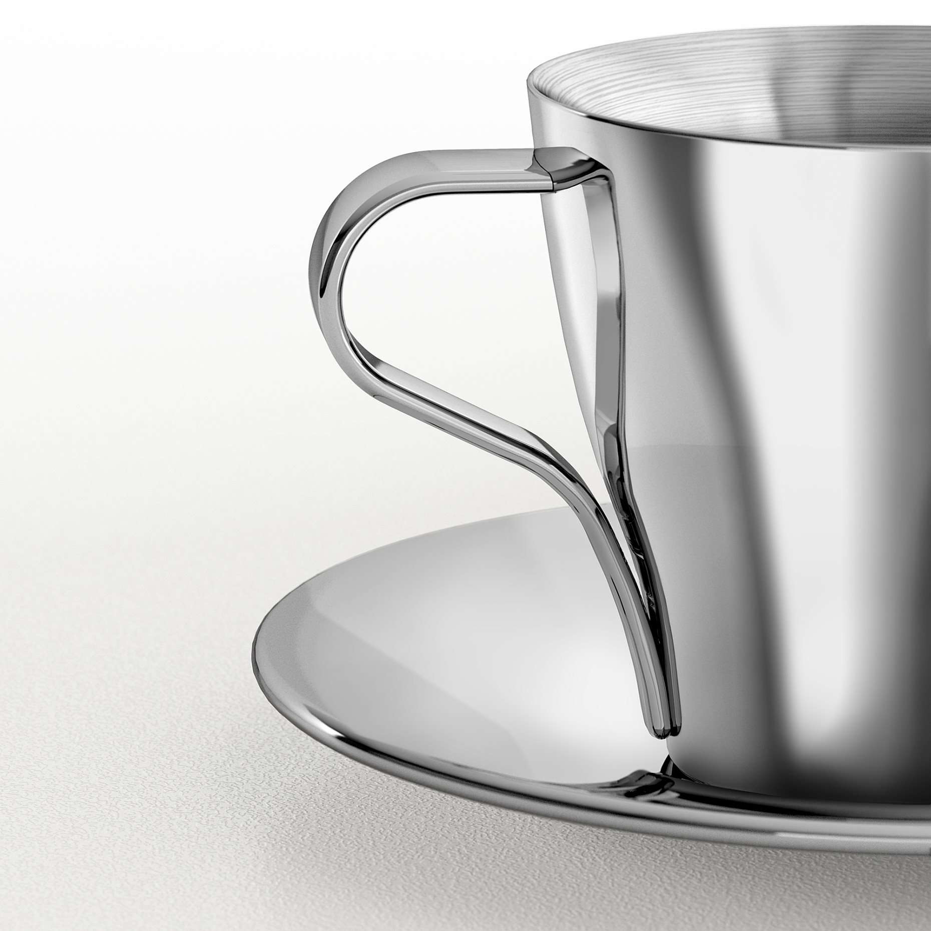 KALASET, espresso cup and saucer, 6 cl, 501.496.64