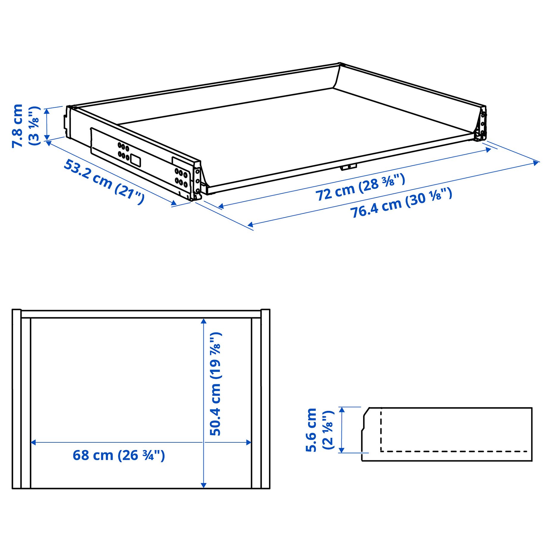 MAXIMERA, drawer, low, 502.850.34