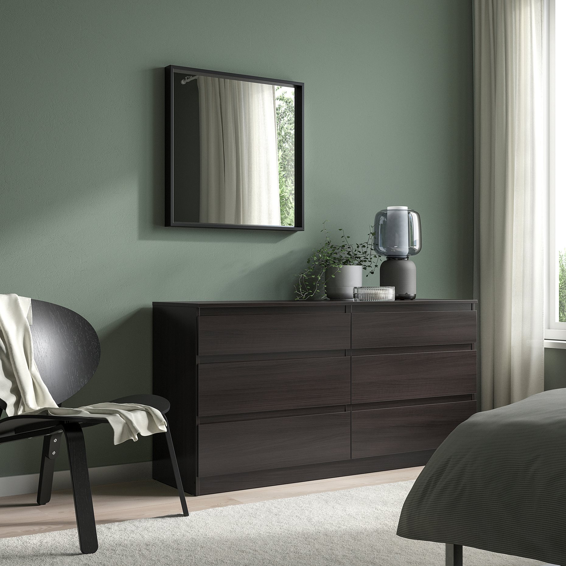 NISSEDAL, mirror, 65x65 cm, 503.203.20