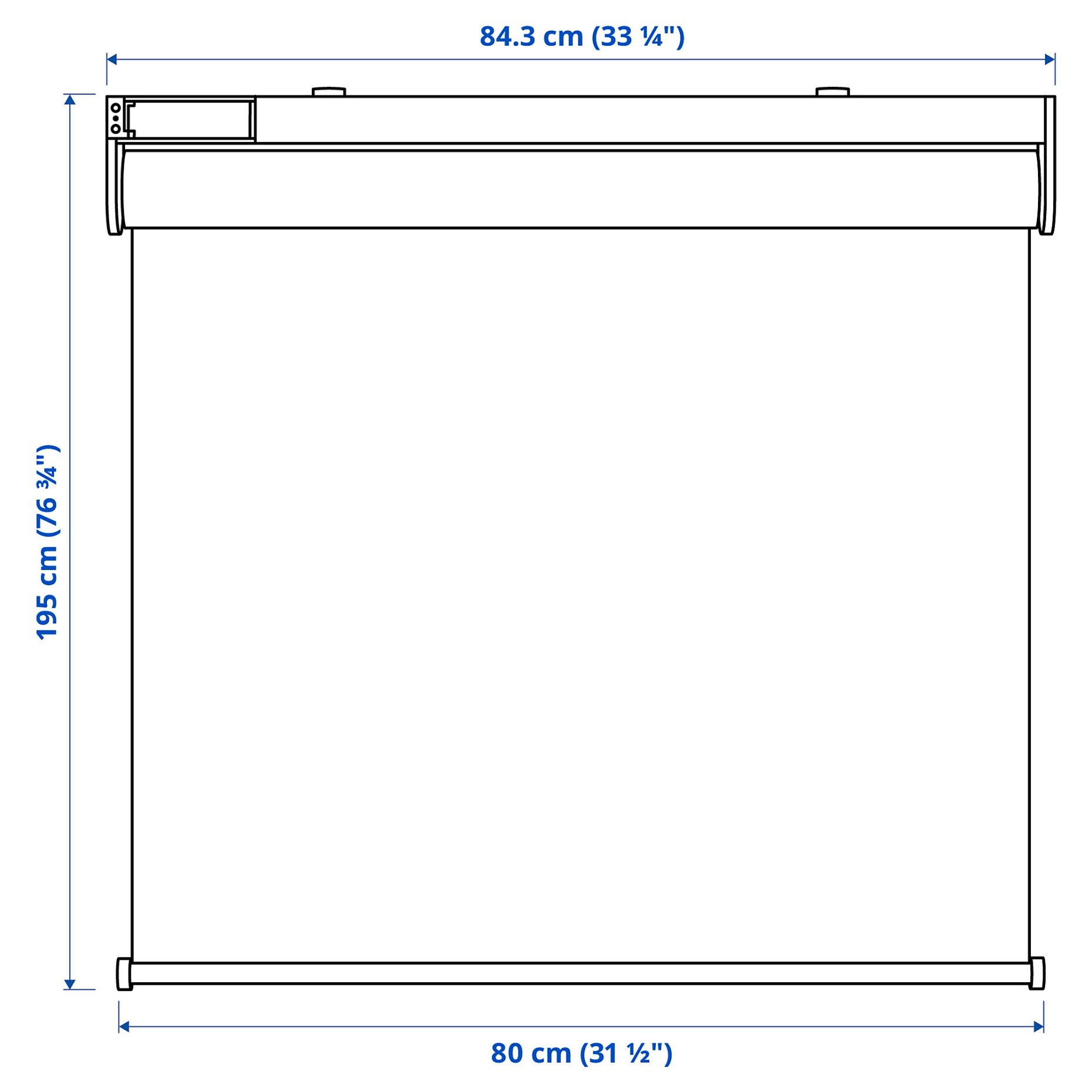 FYRTUR, block-out roller blind wireless/battery-operated, 504.082.09