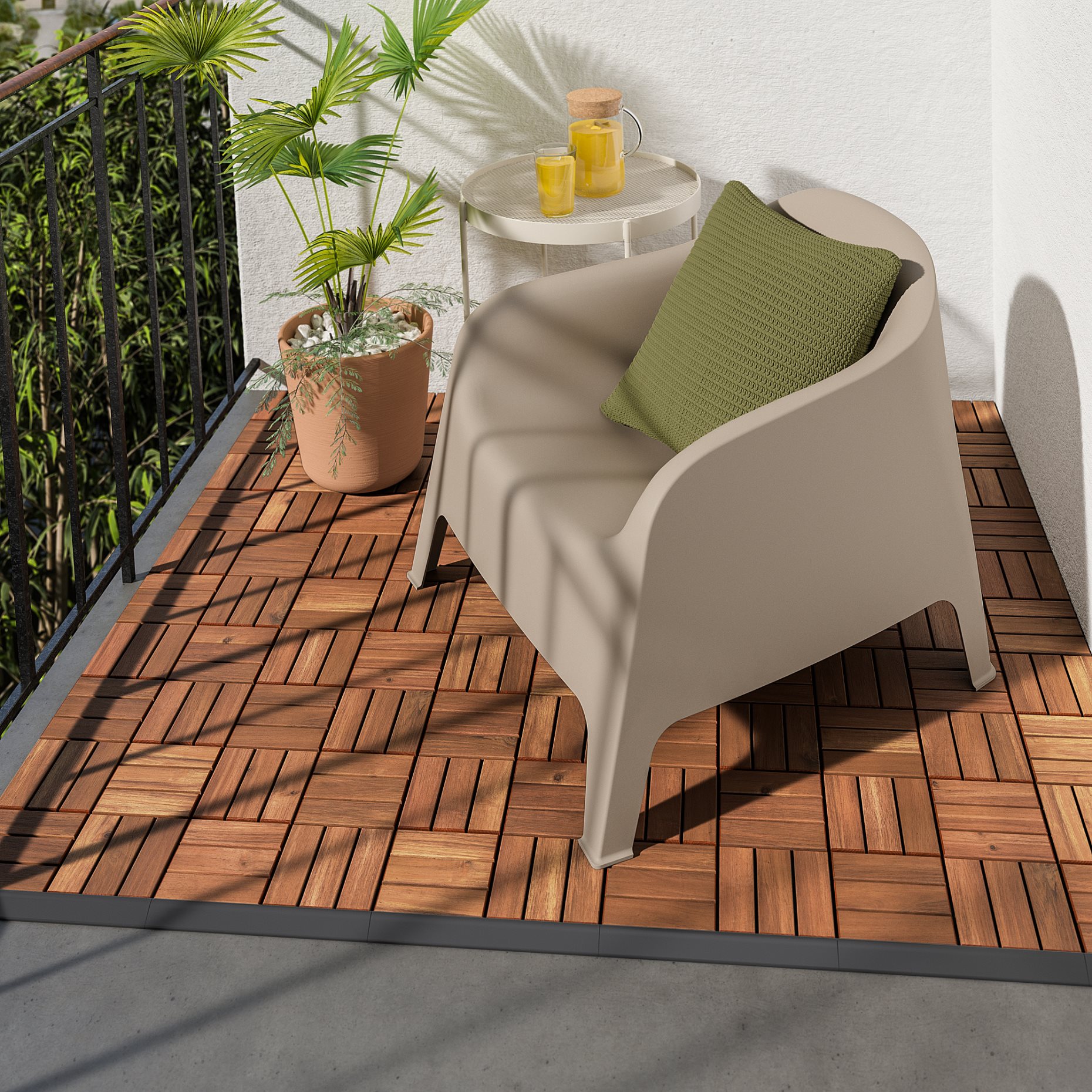 RUNNEN, edging strip, outdoor floor decking, 4 pack, 504.941.41