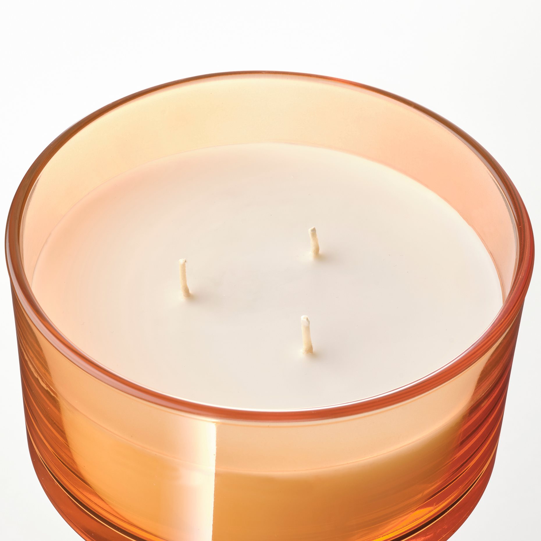 ASPSKOG, αρωματικό κερί σε γυάλινο δοχείο με καπάκι/3 φυτίλια/Κολοκύθα με μπαχαρικά, 25 ώρες, 505.272.12