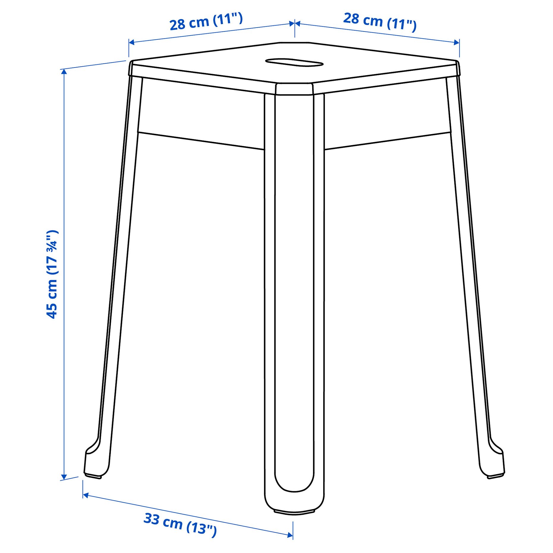 TRÄNNÖ, stool, 505.463.81