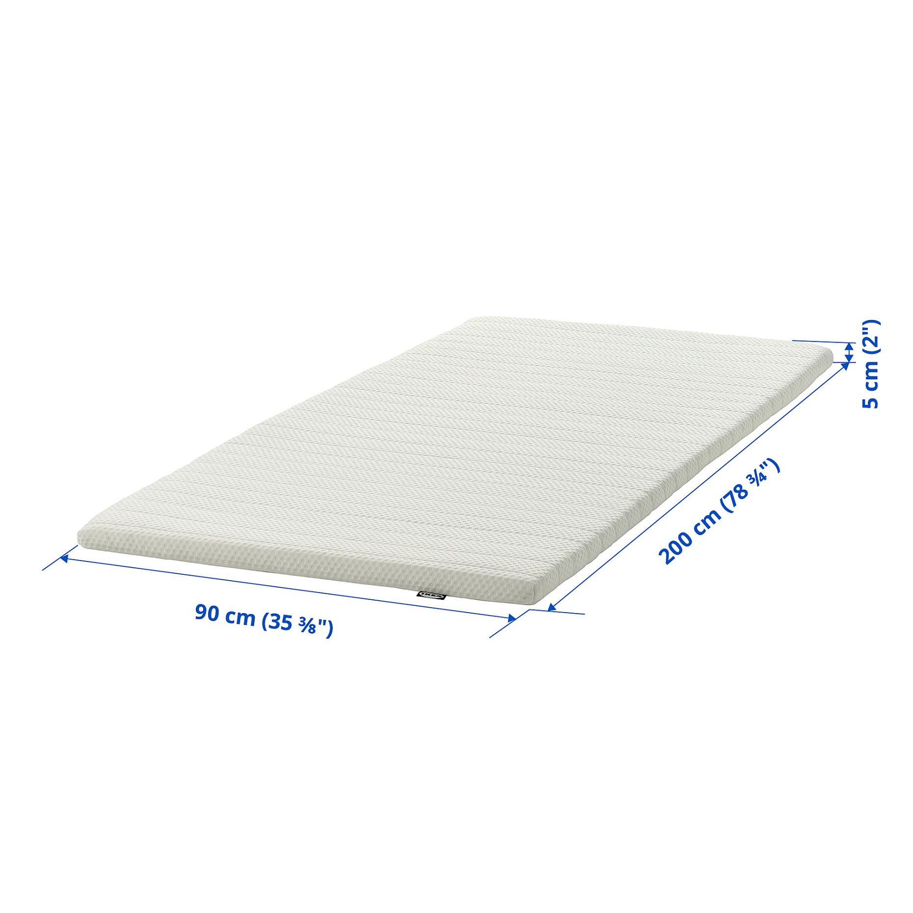NISSEHOLM, mattress pad, 90x200 cm, 505.584.06