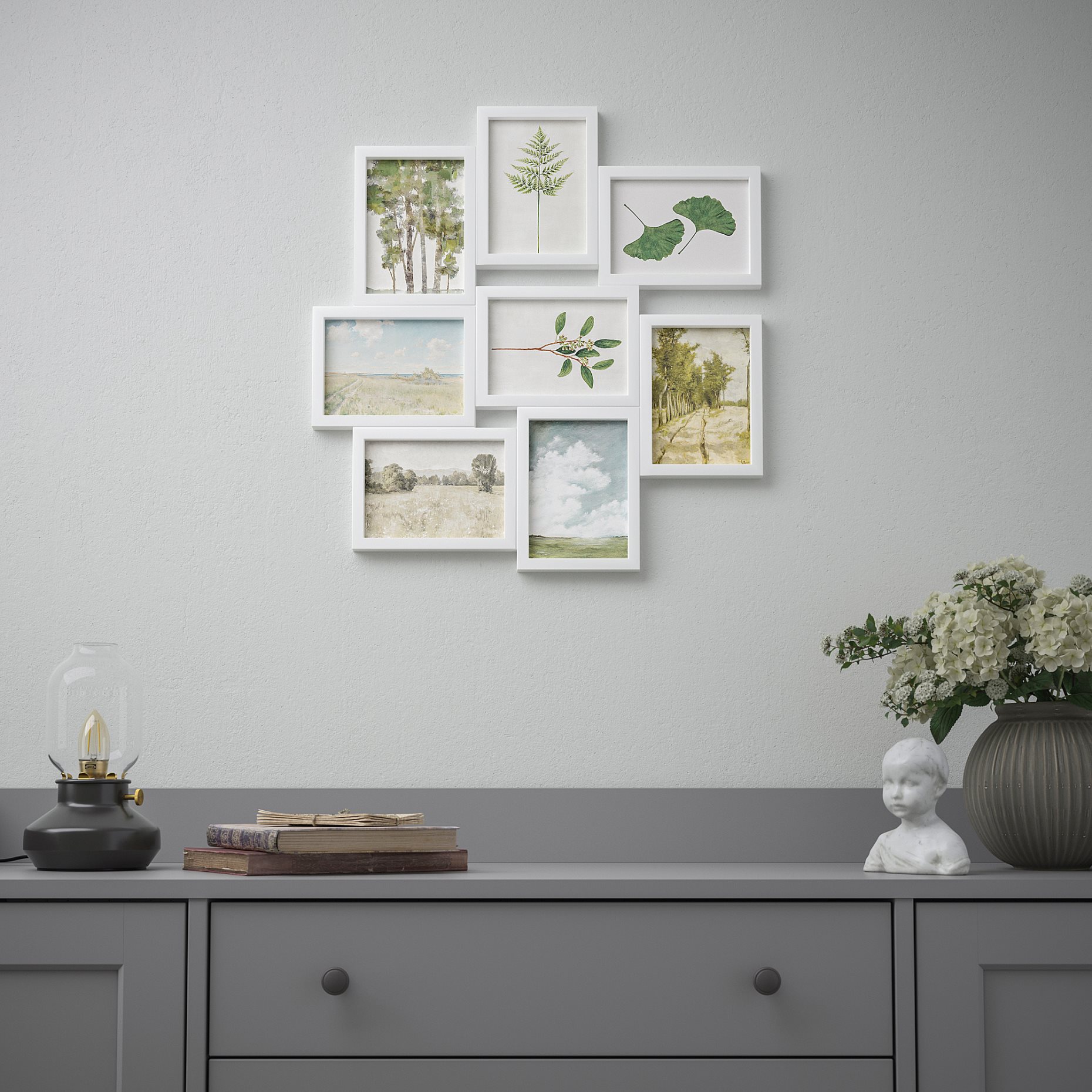 VÄXBO art card/Serene landscape/8 pack, 13x18 cm 50570936