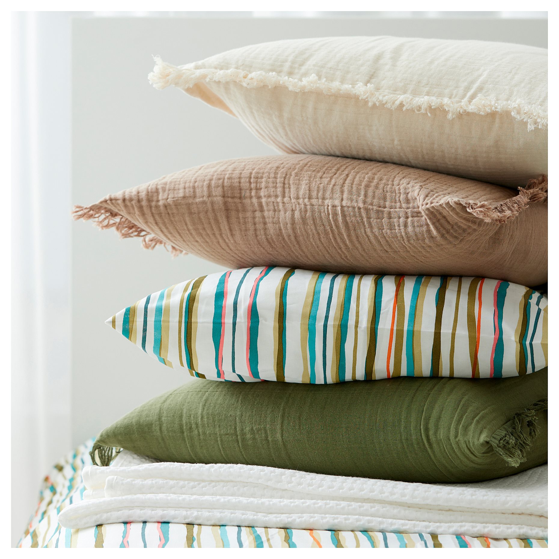 VALLKRASSING, κάλυμμα μαξιλαριού, 50x50 cm, 505.709.55