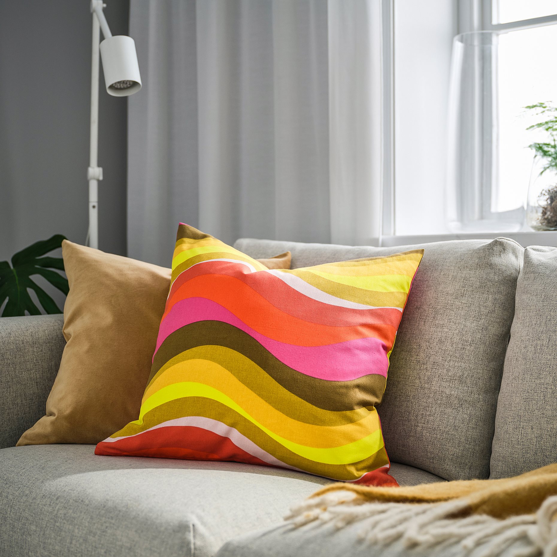 MYGGBLOMSTER, cushion cover, 50x50 cm, 505.821.28