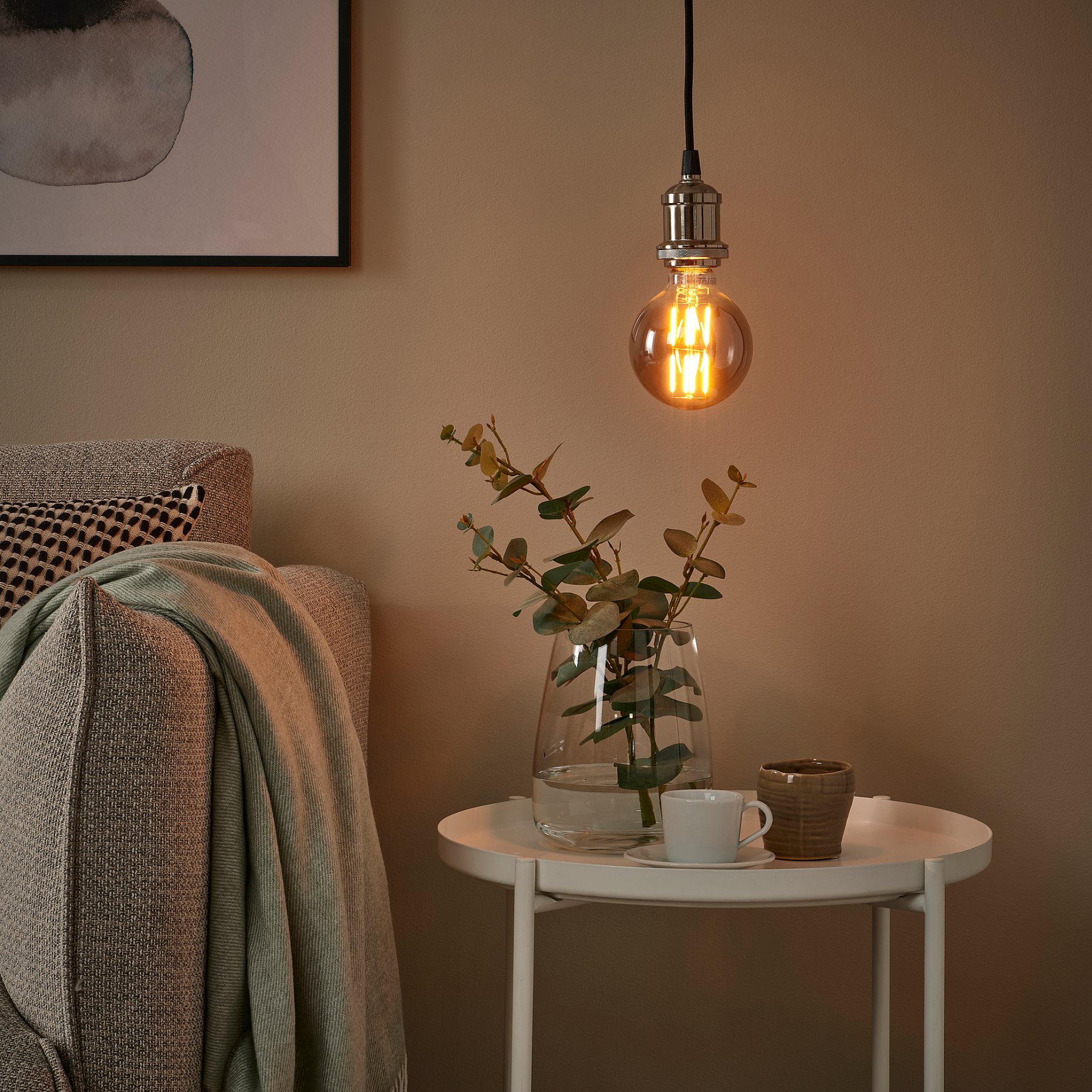 MOLNART, λαμπτήρας LED E27 150 lumen/σχήμα γλόμπος, 95 mm, 505.848.82
