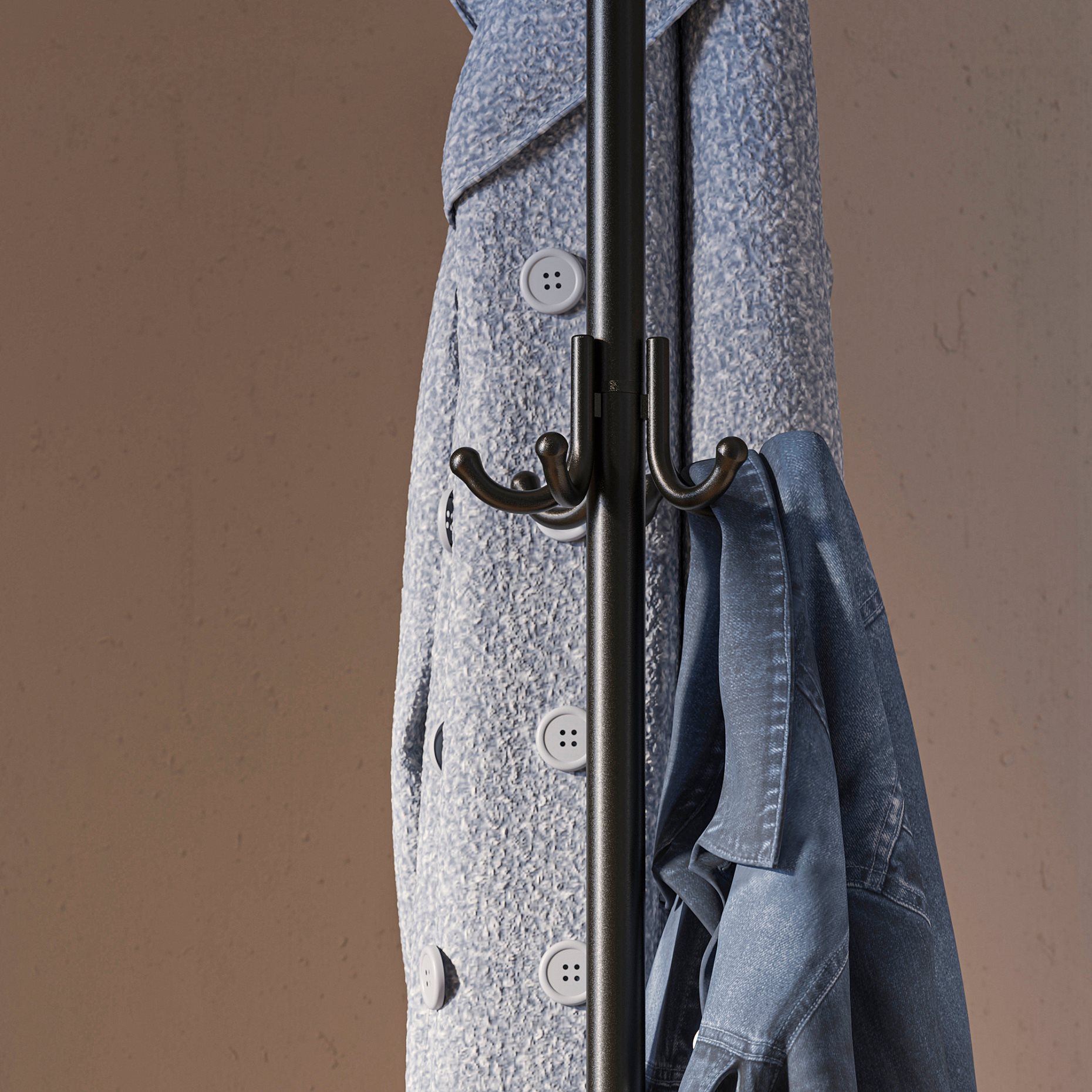 NIPÅSEN, hat and coat stand, 181 cm, 505.861.50