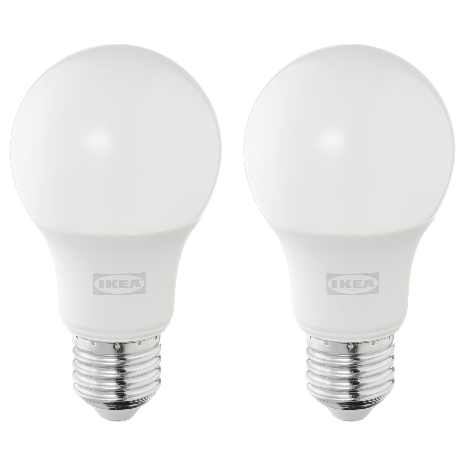 SOLHETTA, LED bulb E27 470 lumen/2 pack, 2700 K, 505.914.82