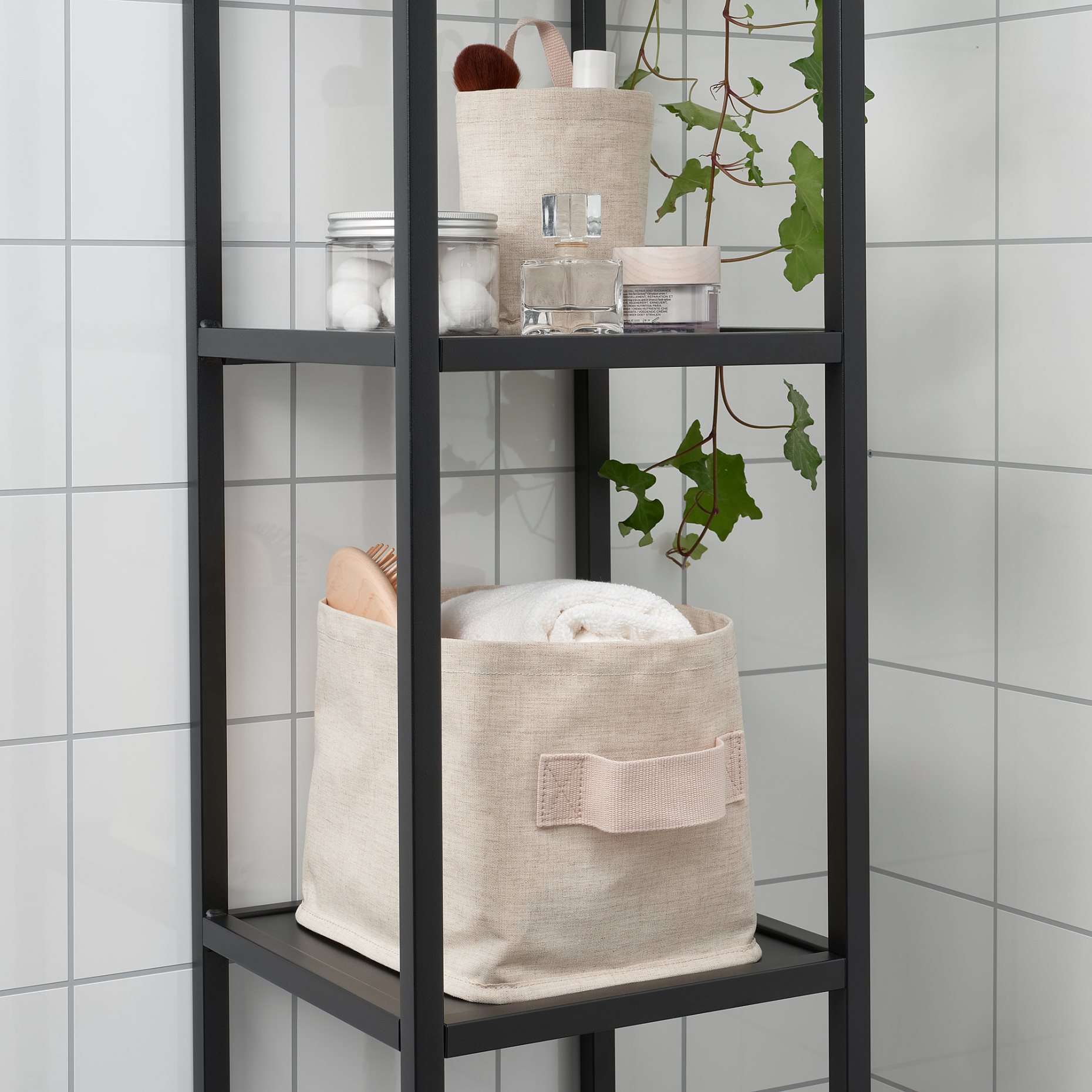 PURRPINGLA, storage basket, 25x20x20 cm, 505.919.53