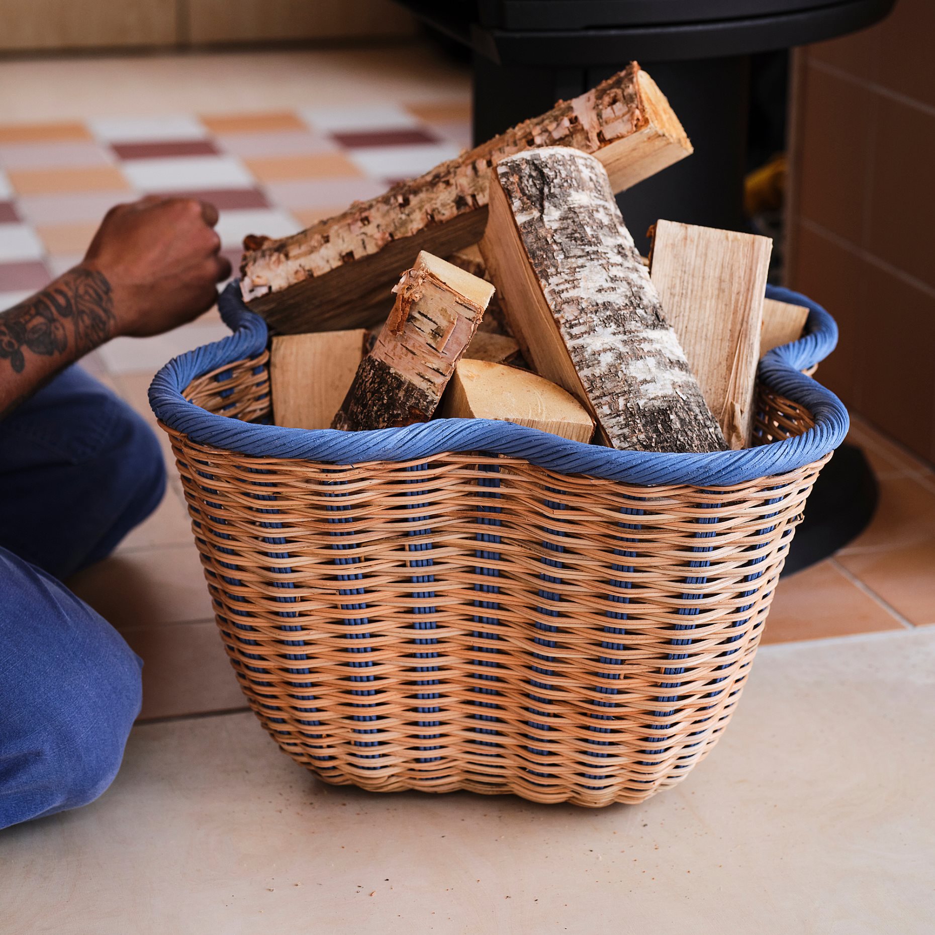 OMMJÄNGE, basket, 40x40x26 cm, 505.946.35