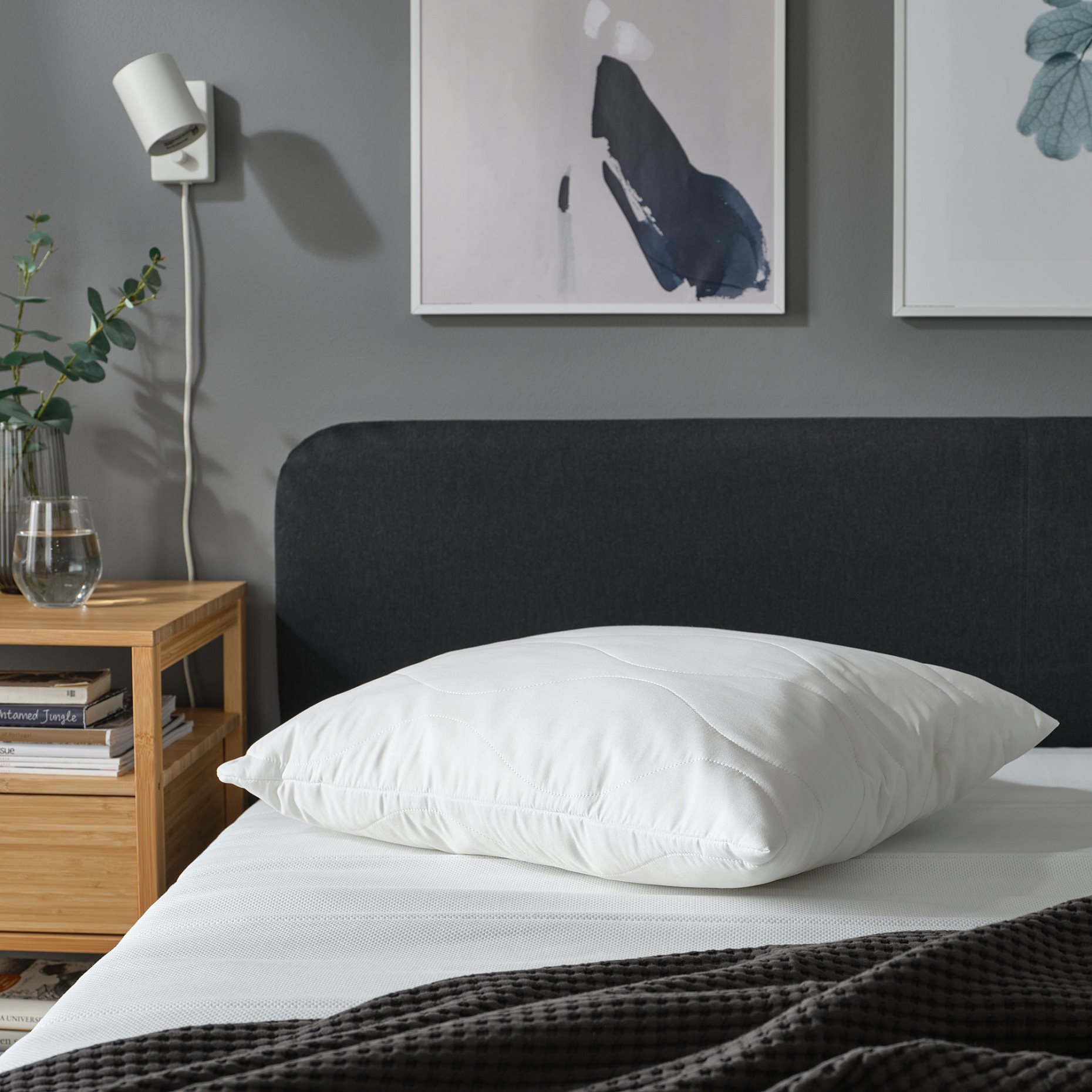 LÖKSTAMFLY, εργονoμικό μαξιλάρι για ύπνο πλάι/ανάσκελα, 50x60 cm, 505.961.92