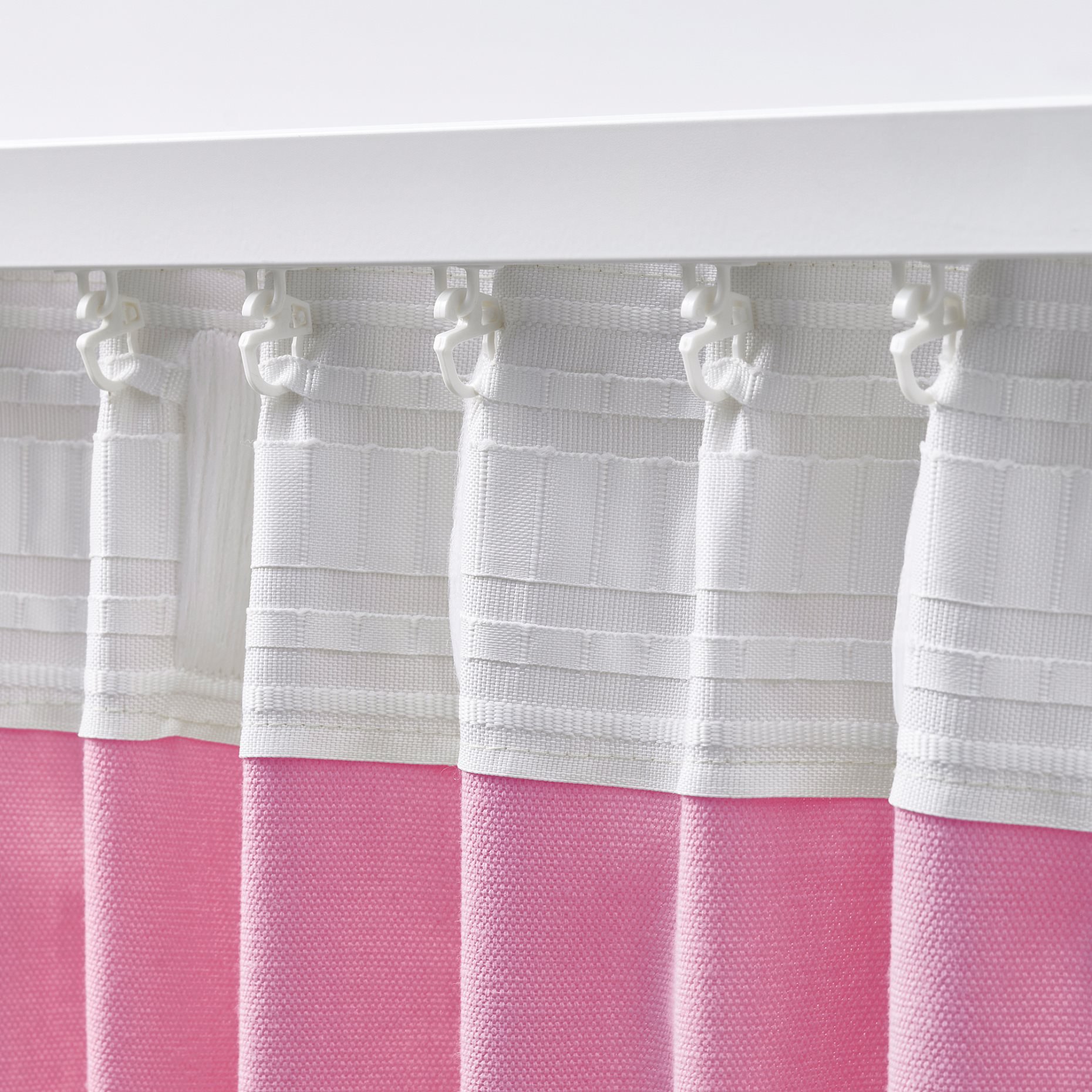 GINSTMOTT, curtains with heading tape/1 pair, 145x300 cm, 505.971.82
