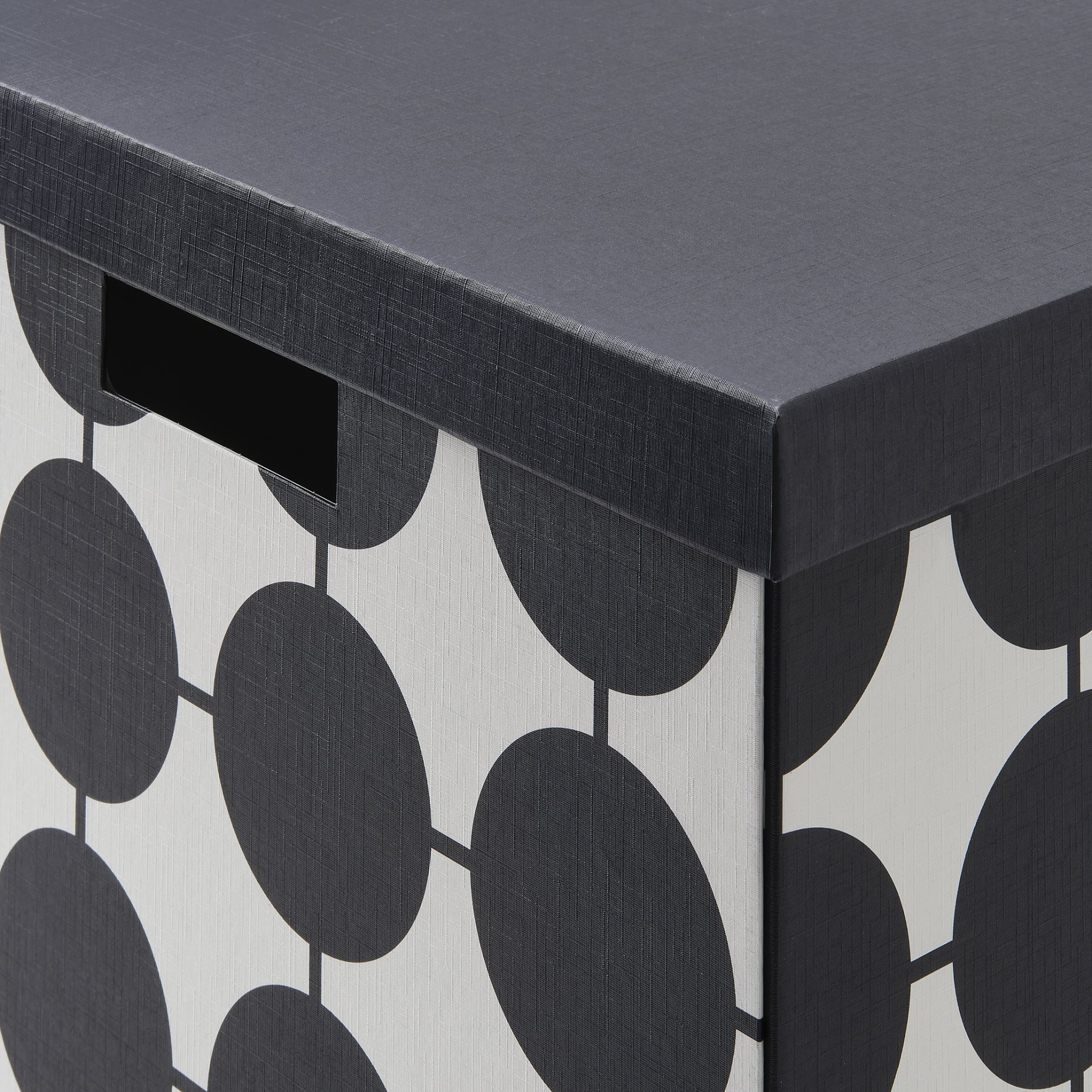 TJENA, storage box with lid, 32x35x32 cm, 506.010.56