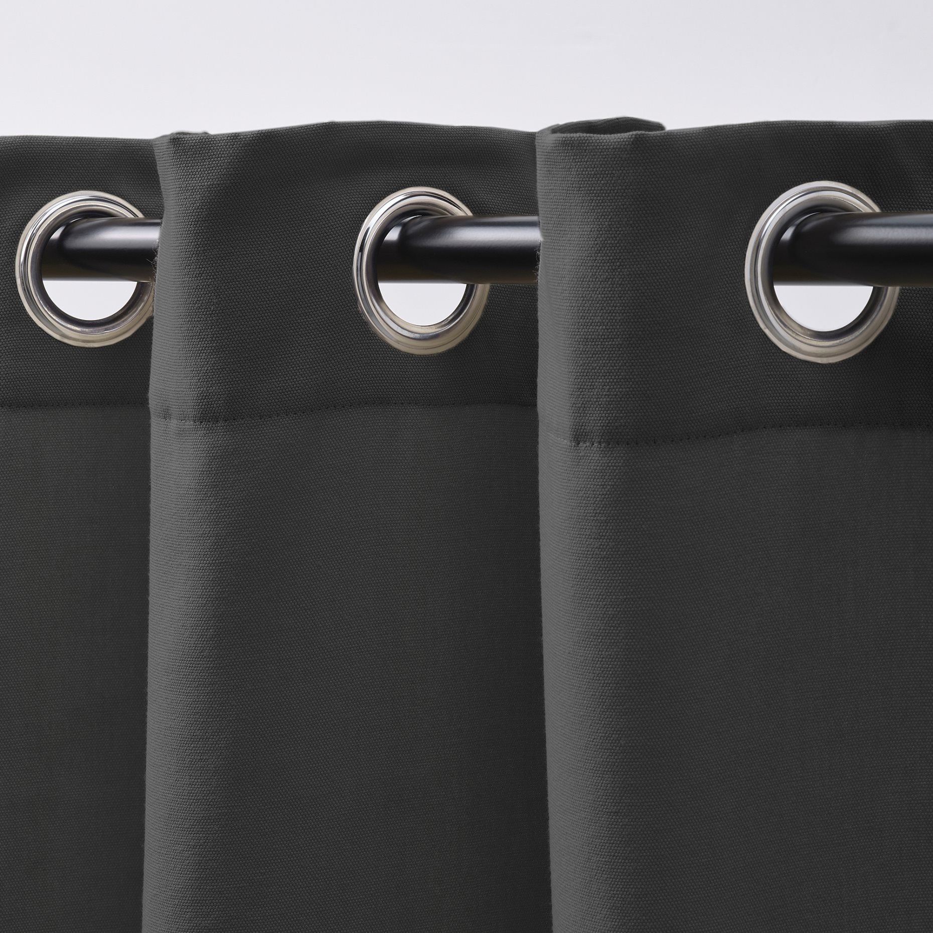 GINSTMOTT, κουρτίνα με τρουκς, 2 τεμ. 145x300 cm, 506.054.17