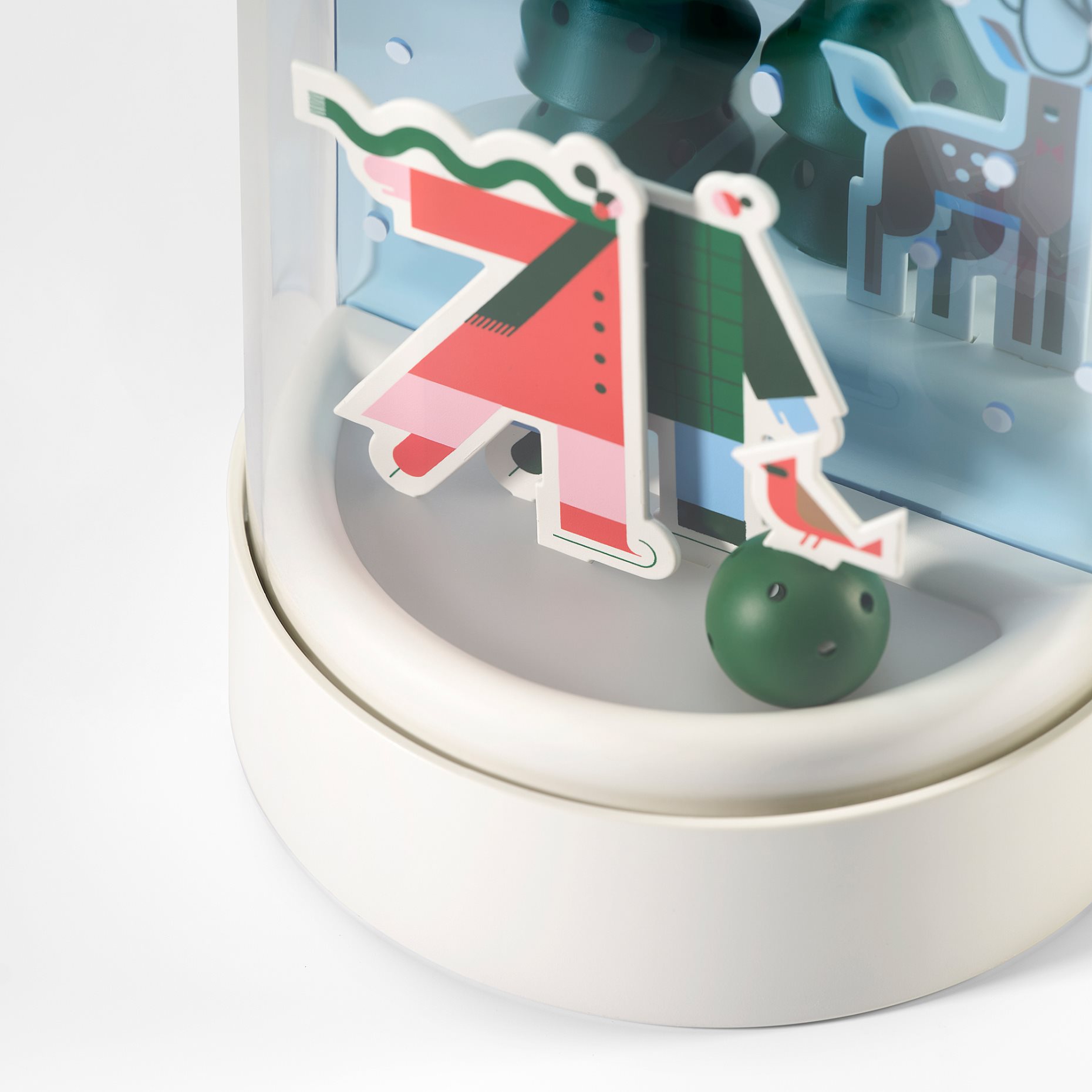 STRÅLA, διακοσμητικό επιτραπέζιο φωτιστικό με ενσωματωμένο φωτισμό LED,λειτουργία με μπαταρία, 506.066.43