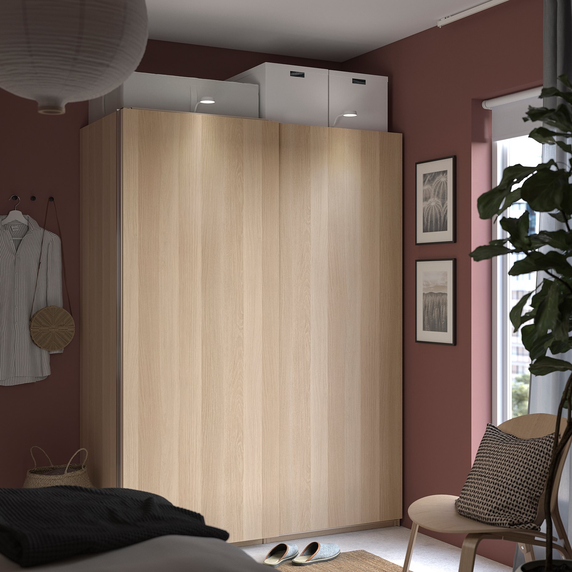 PAX/HASVIK, wardrobe combination, 150x66x201 cm, 595.027.97