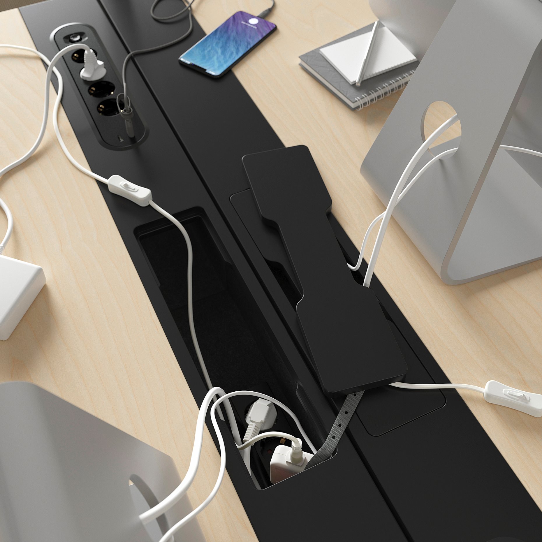 desk sit/stand/electric, 120x80 cm, 595.277.31