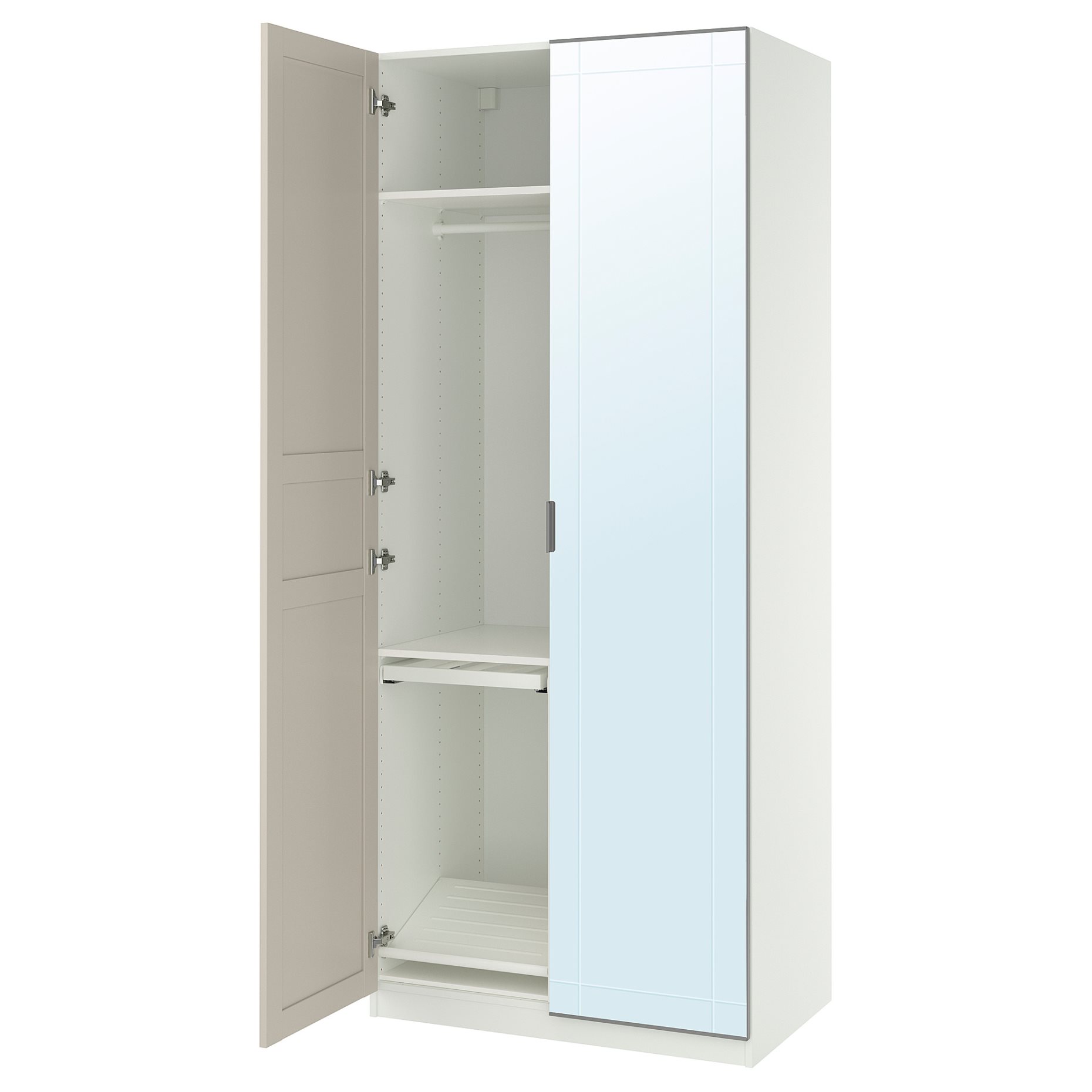 PAX/KAMMAR/FLIS, συνδυασμός ντουλάπας, 100x60x236 cm, 595.724.98