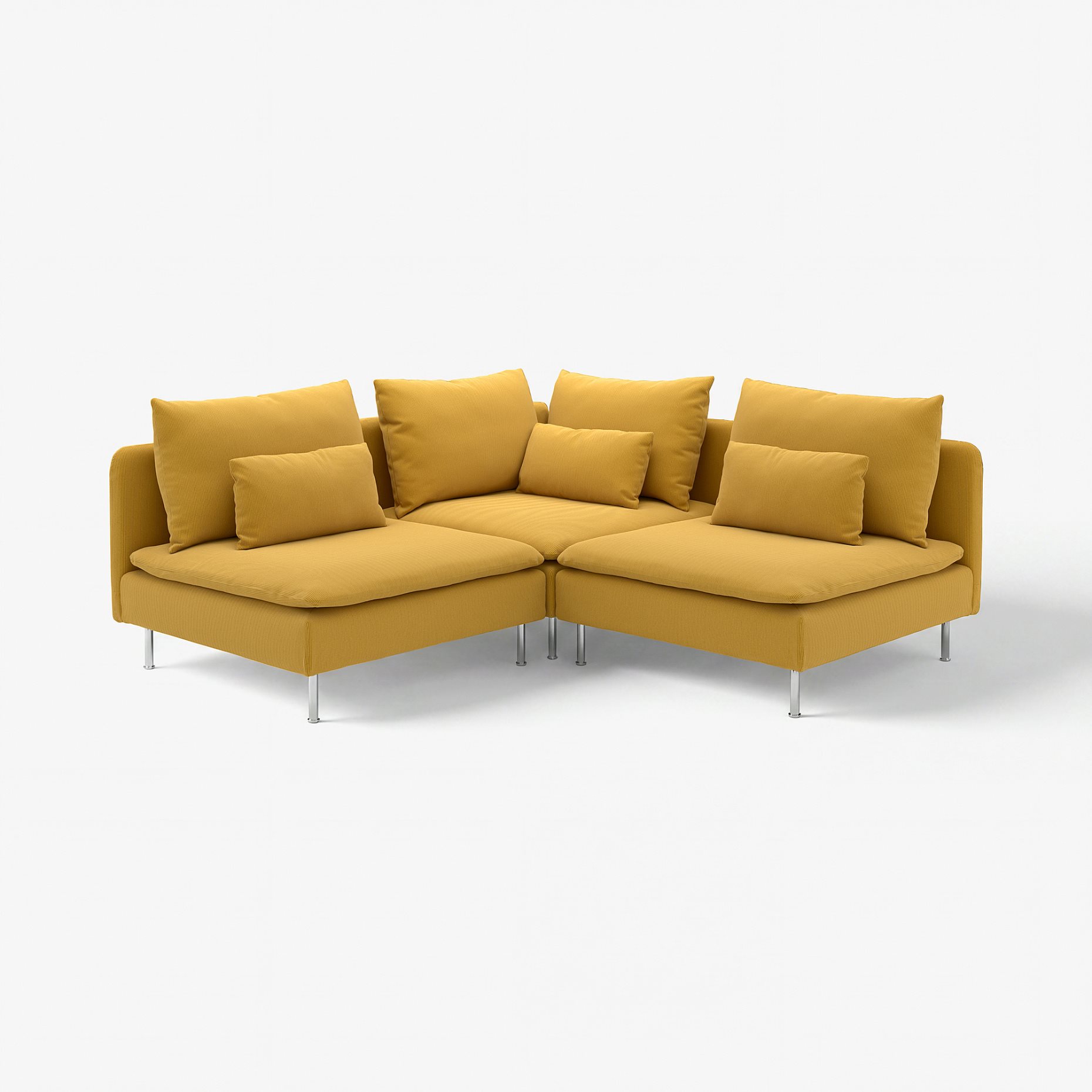 SÖDERHAMN, corner sofa, 3-seat, 596.221.63